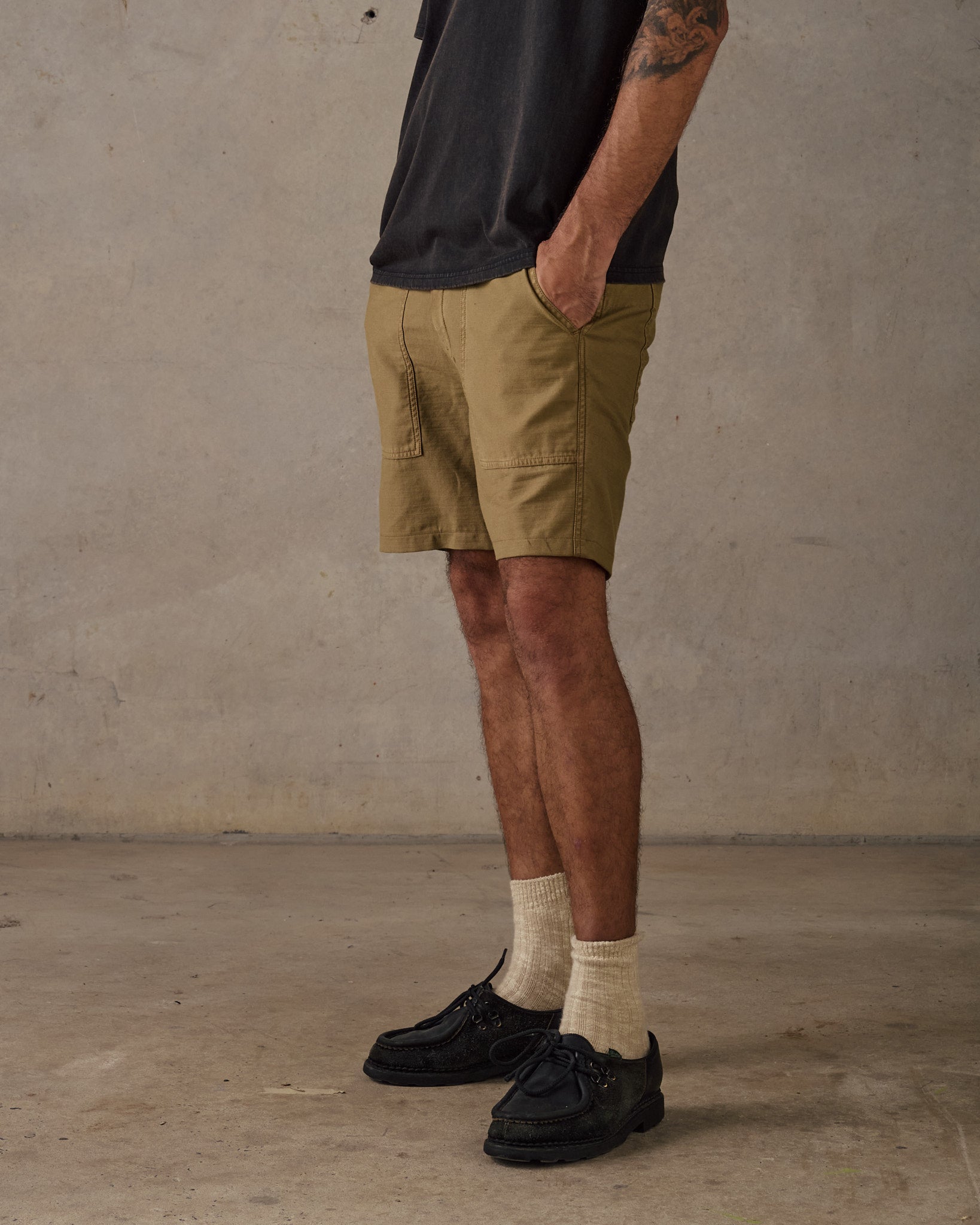 Workwear Shorts - Brown