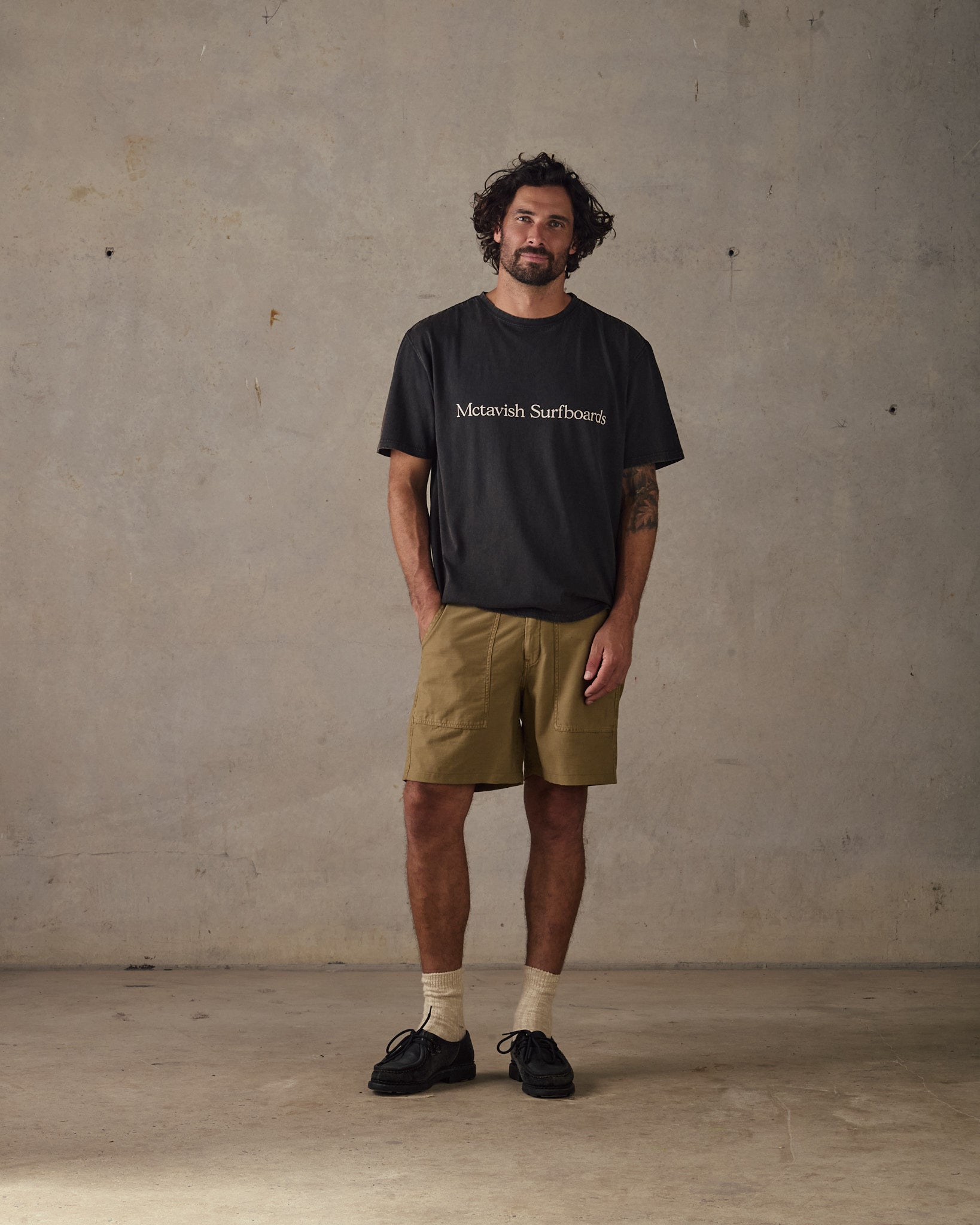 Workwear Shorts - Brown