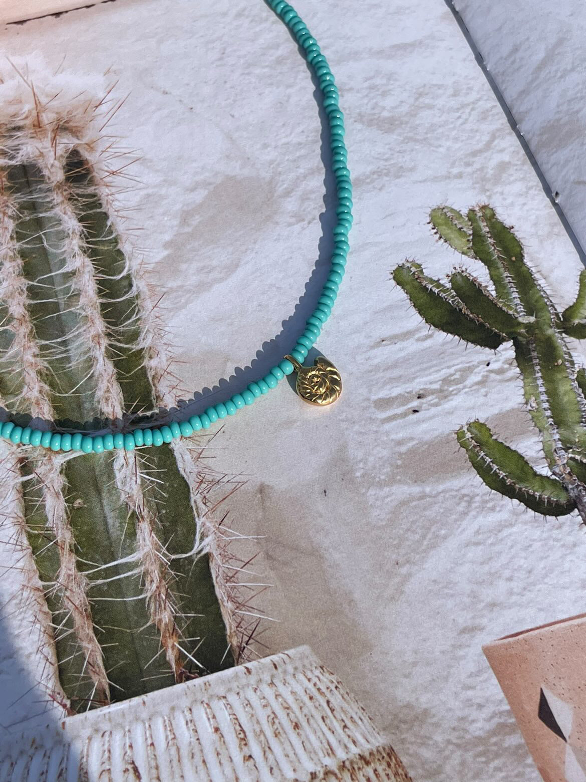 Endless Summer Necklace / Blue Crush - 24k Gold Vermeil