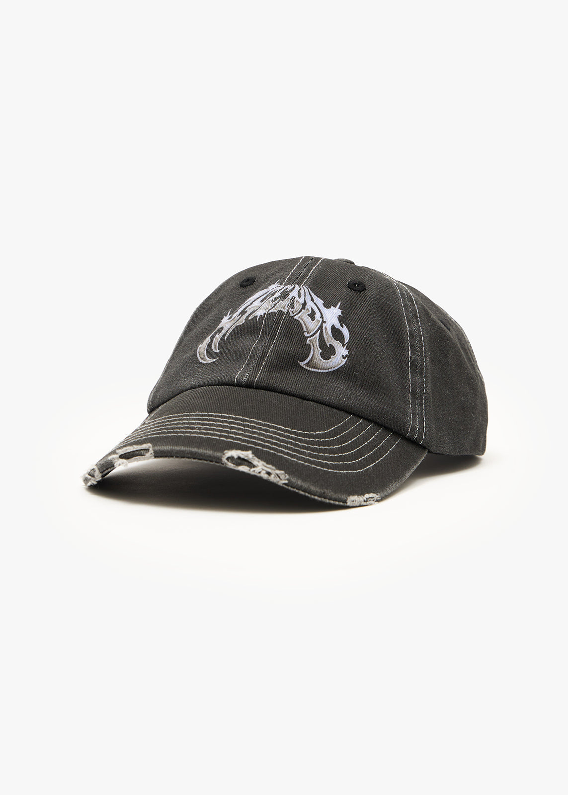 Scorpius Six Panel Cap - Stone Black