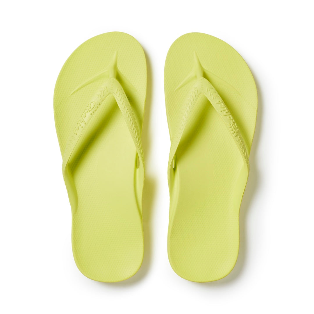 Arch Support Thongs - Limelight