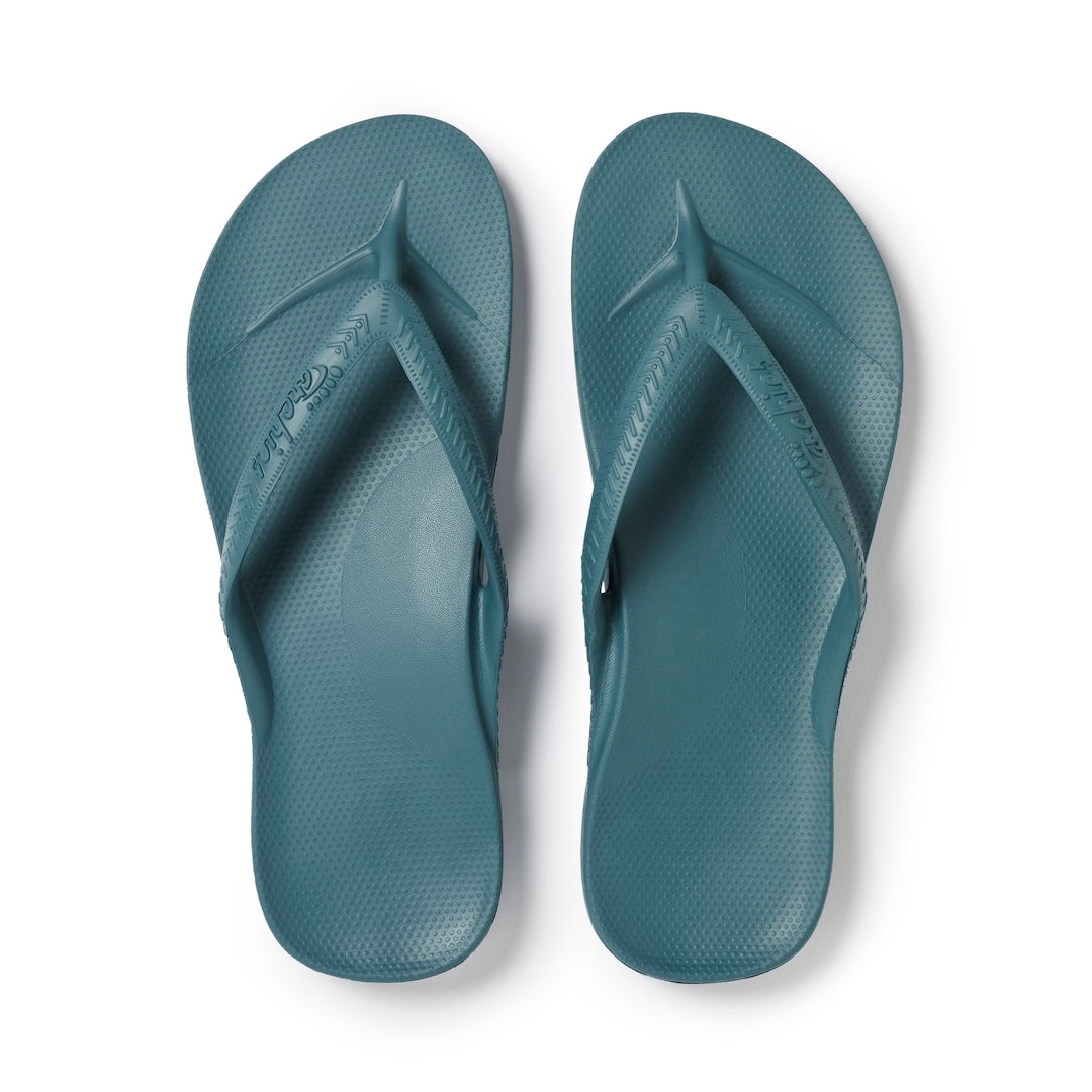 Arch Support Thongs - Teal