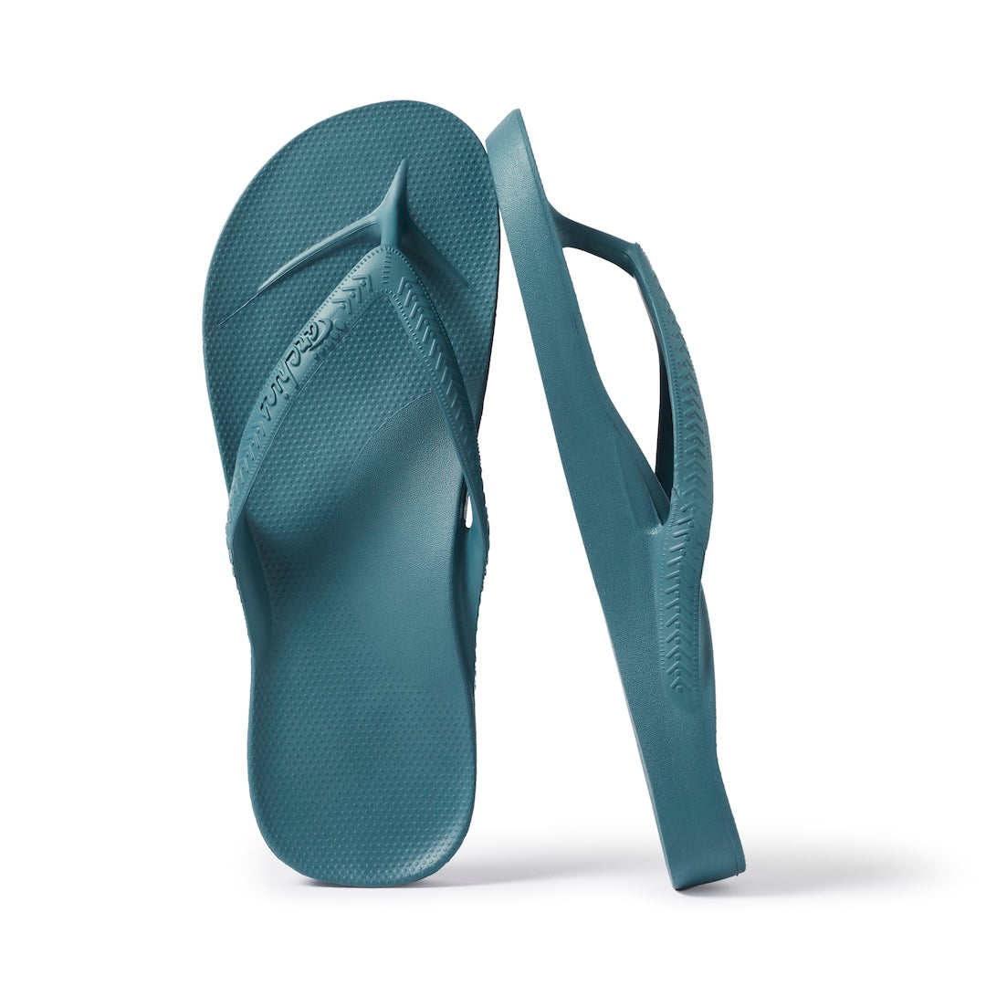 Arch Support Thongs - Teal