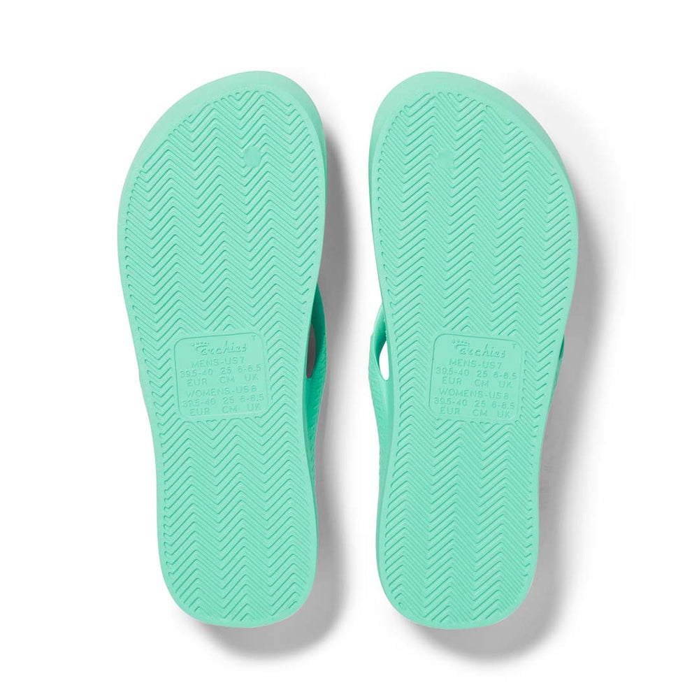 Kids - Arch Support Thongs - Mint