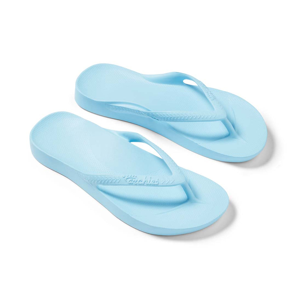 Arch Support Thongs - Sky Blue