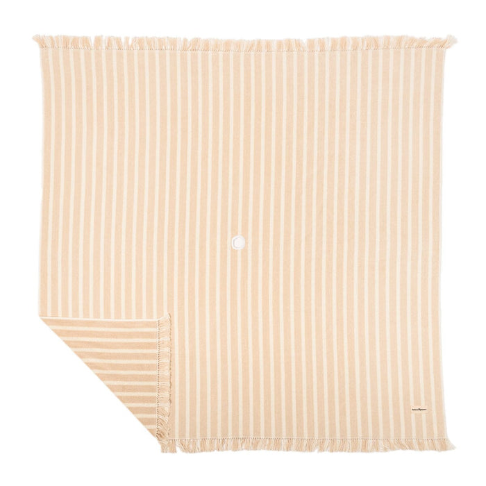 The Beach Blanket - Monaco Natural Stripe