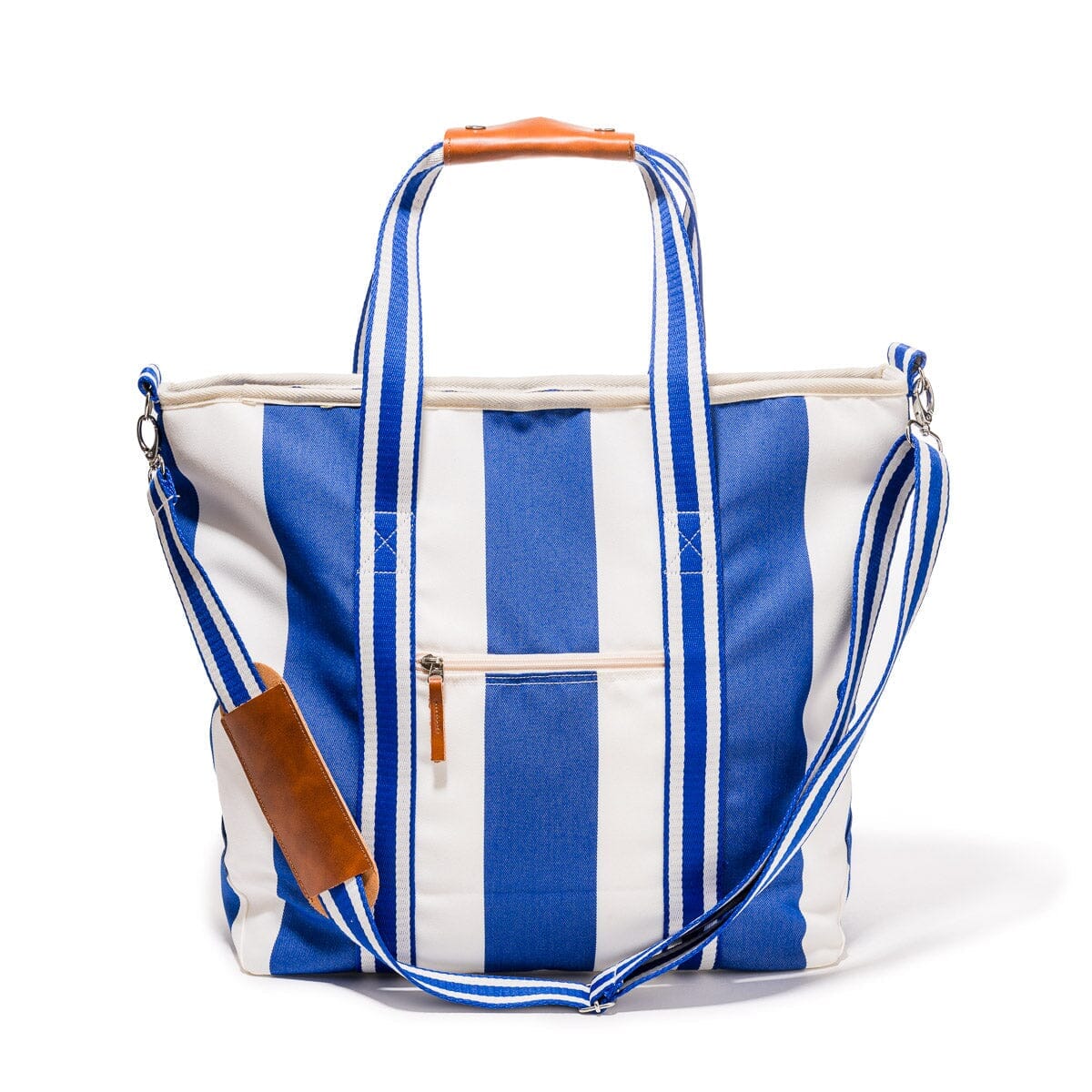 The Cooler Tote Bag - Crew Mediterranean Blue Stripe