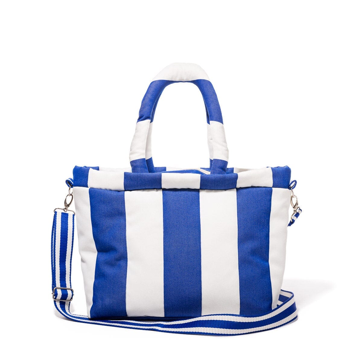 The Cloud Cooler Tote Bag - Crew Mediterranean Blue Stripe