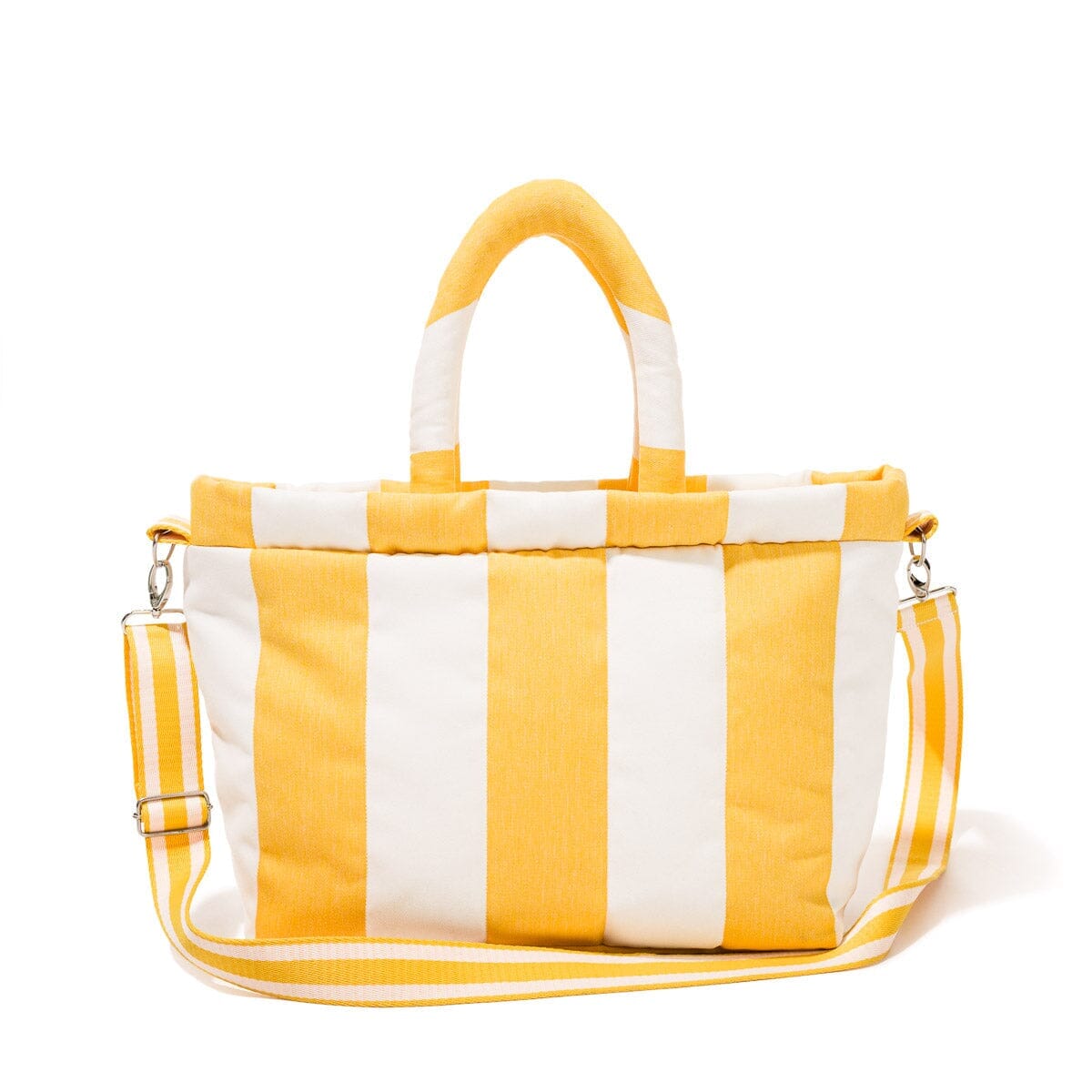 The Cloud Cooler Tote Bag - Crew Mimosa Yellow Stripe
