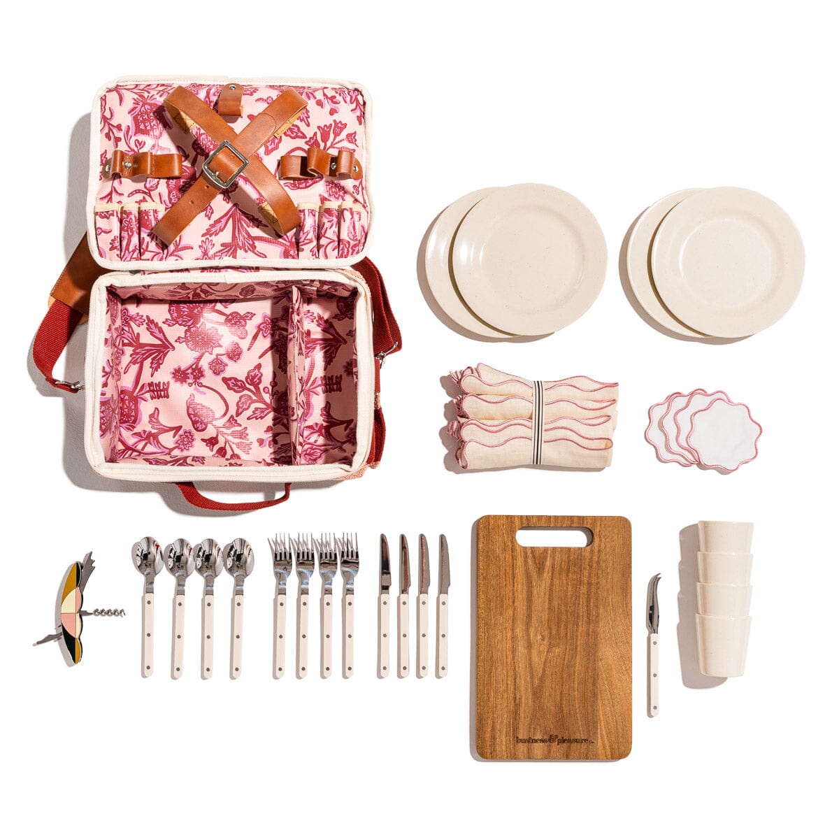Picnic Set - Terry Terracotta Stripe
