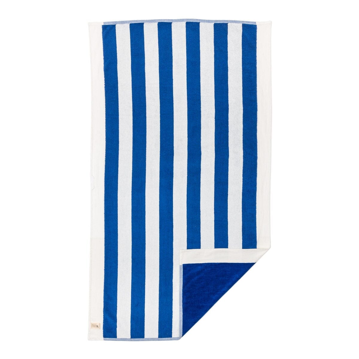 The Beach Towel - Crew Mediterranean Blue Stripe
