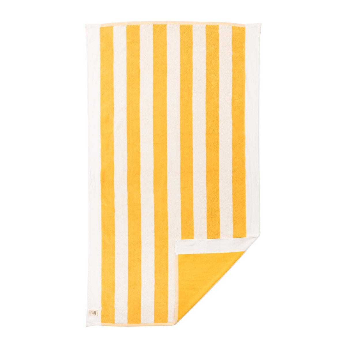 The Beach Towel - Crew Mimosa Yellow Stripe