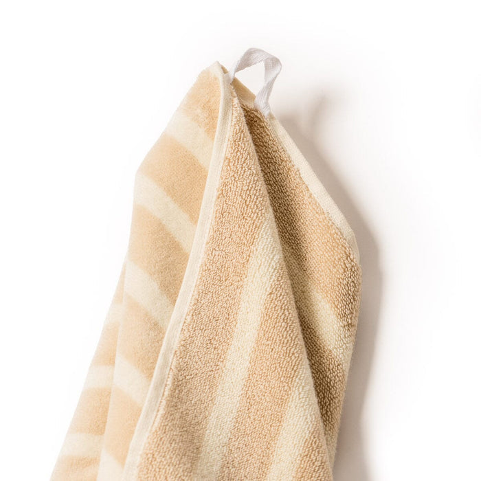 The Beach Towel - Monaco Natural Stripe