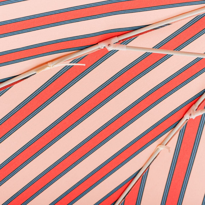 Amalfi Umbrella - Bistro Dusty Pink Stripe