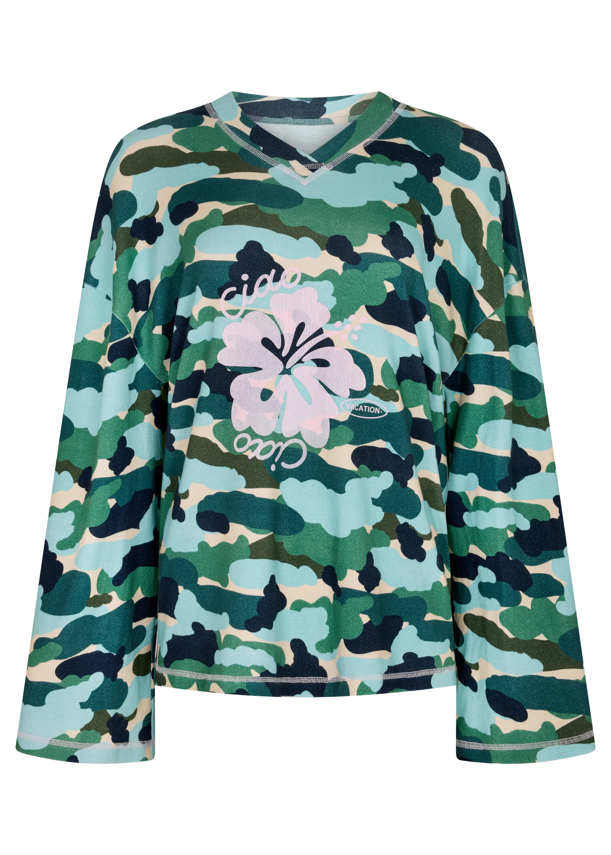 Camo Hibiscus Speedway Tee