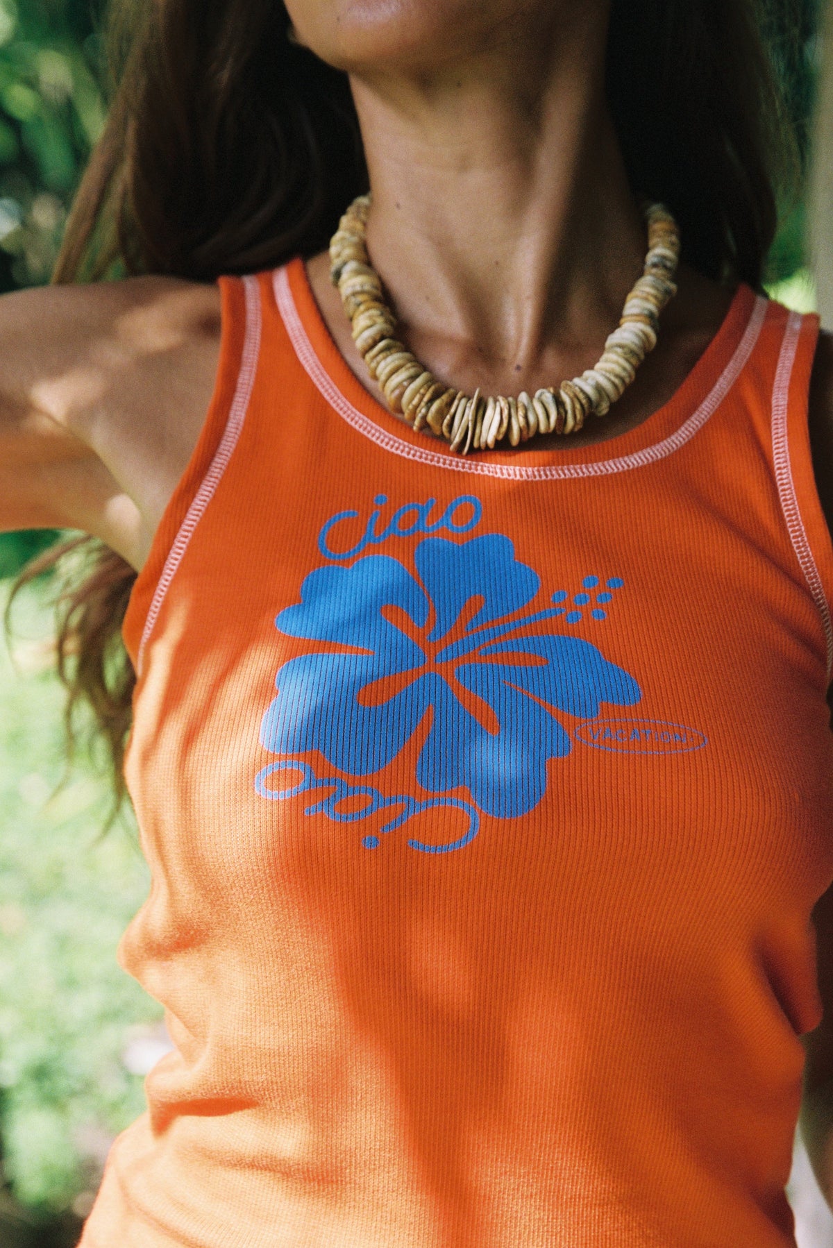Hibiscus Ribbed Tank