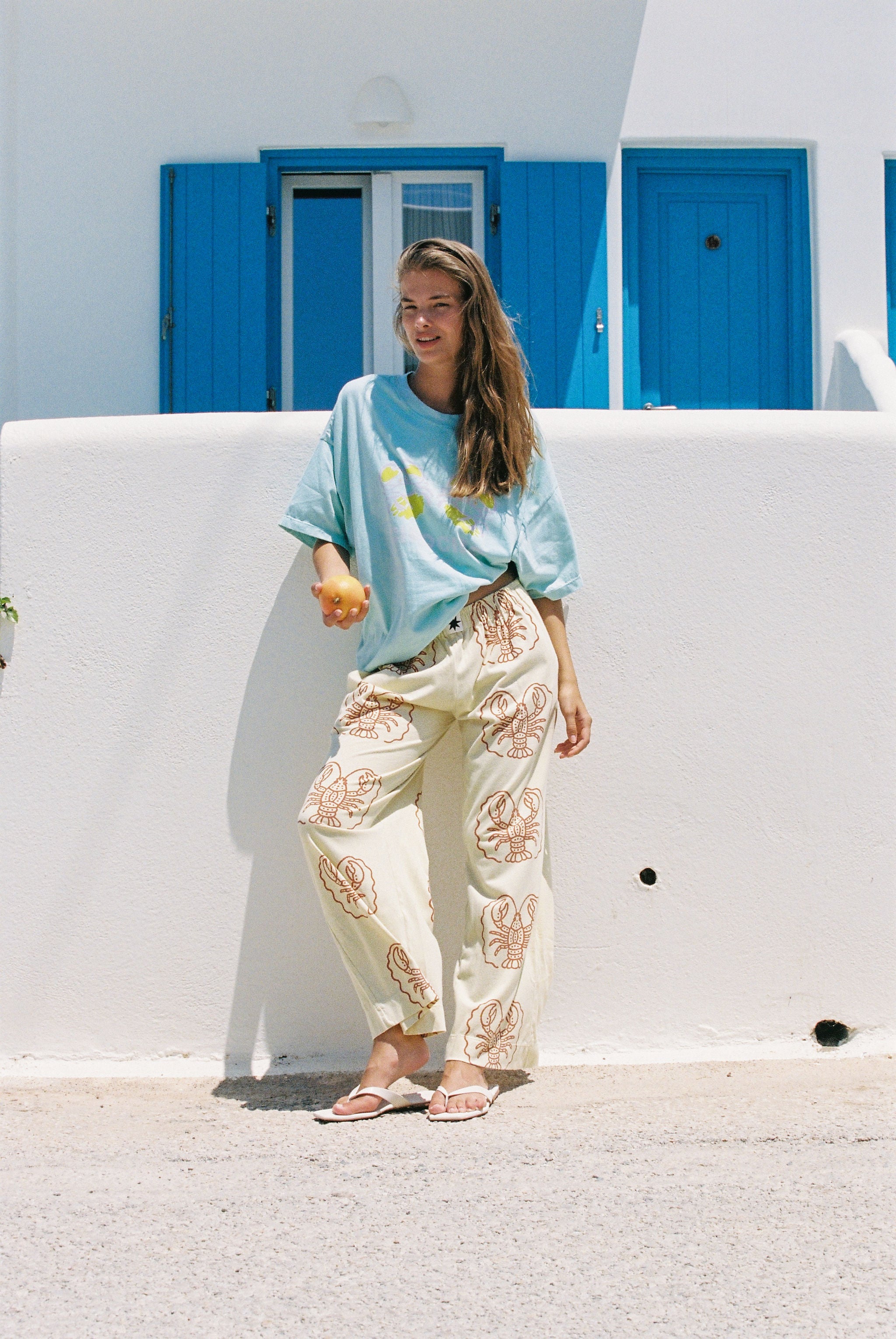 Crab Core Tee - Mint Blue