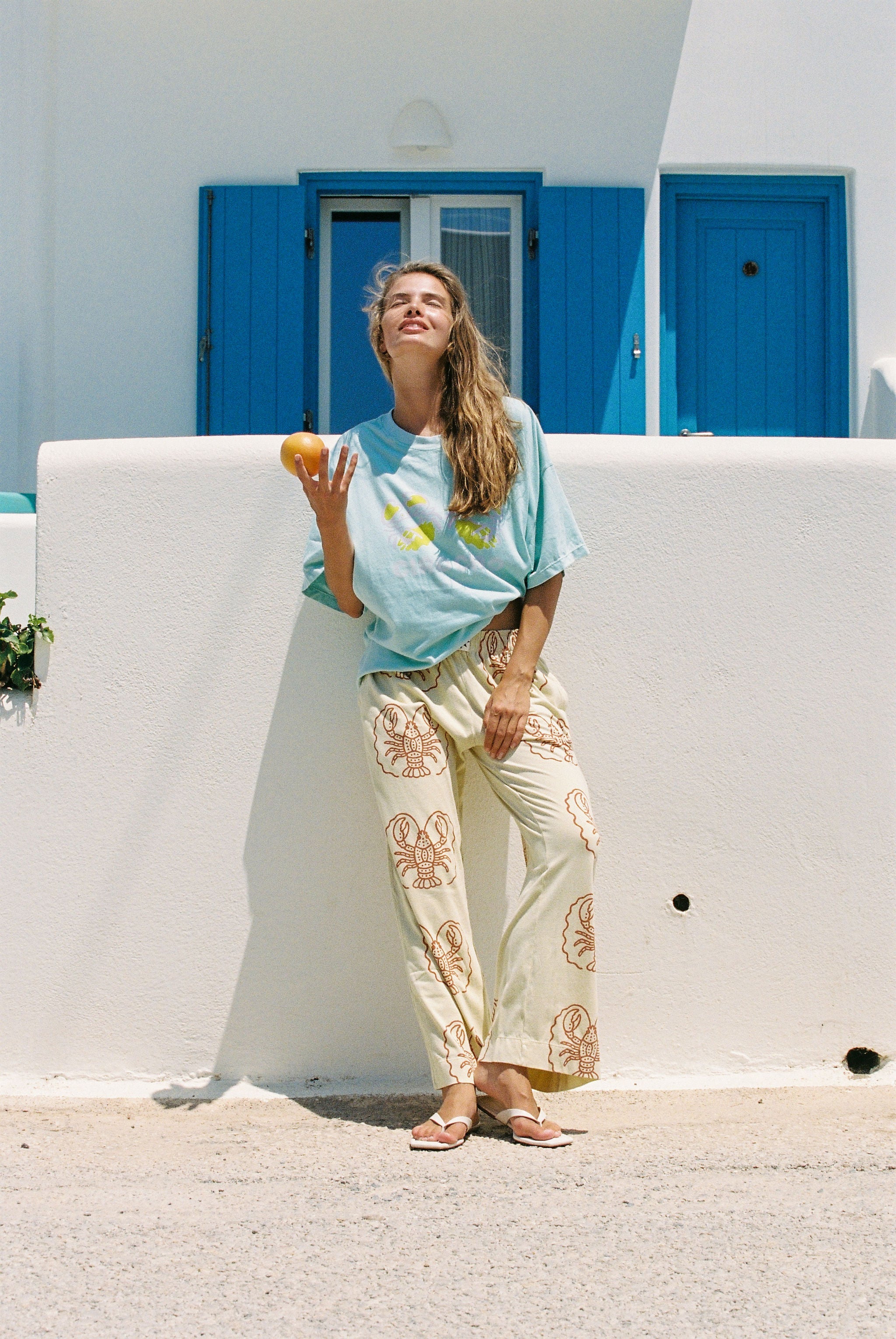 Crab Core Tee - Mint Blue