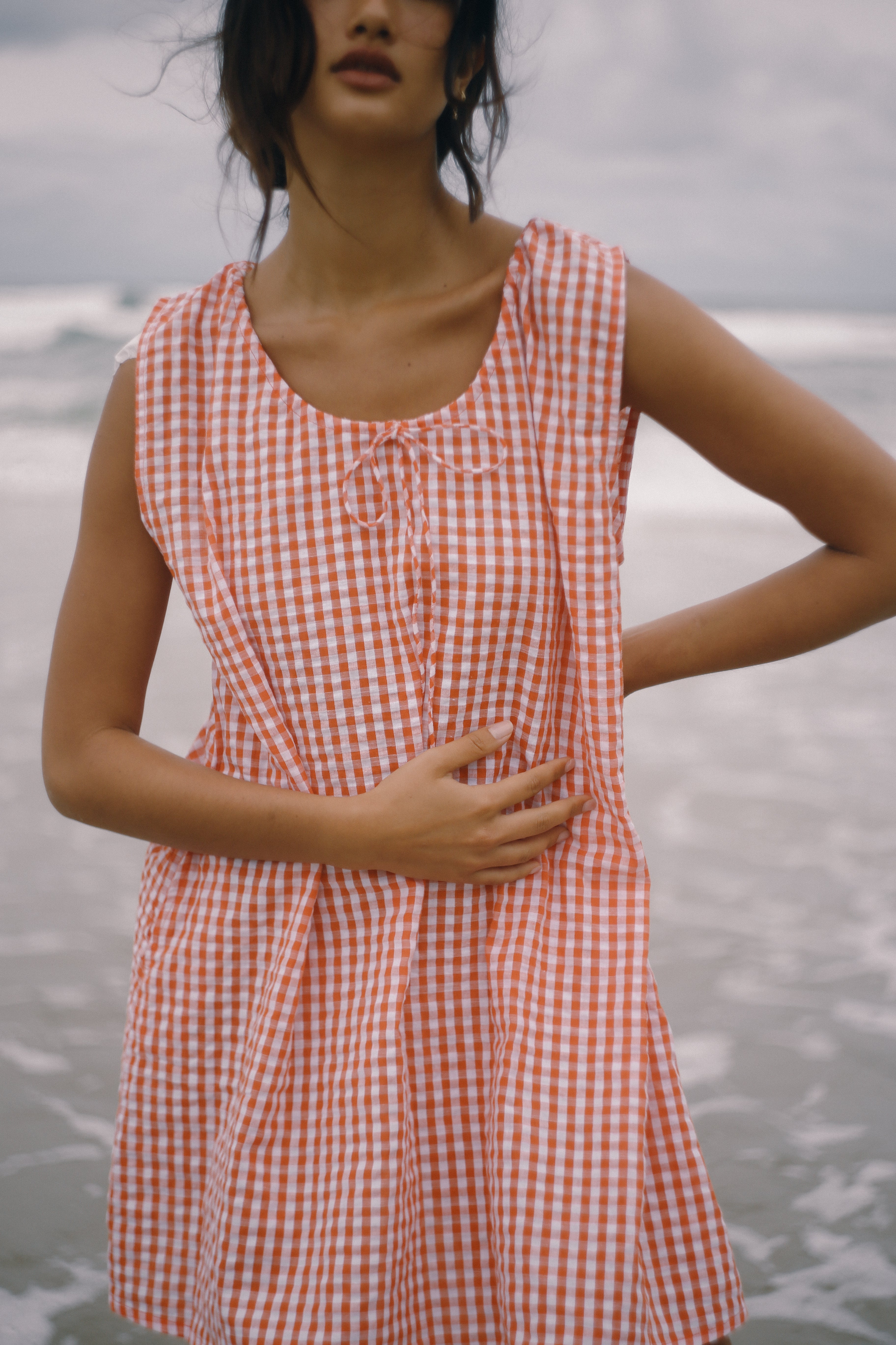 Luna Shift Dress - Starburst Gingham