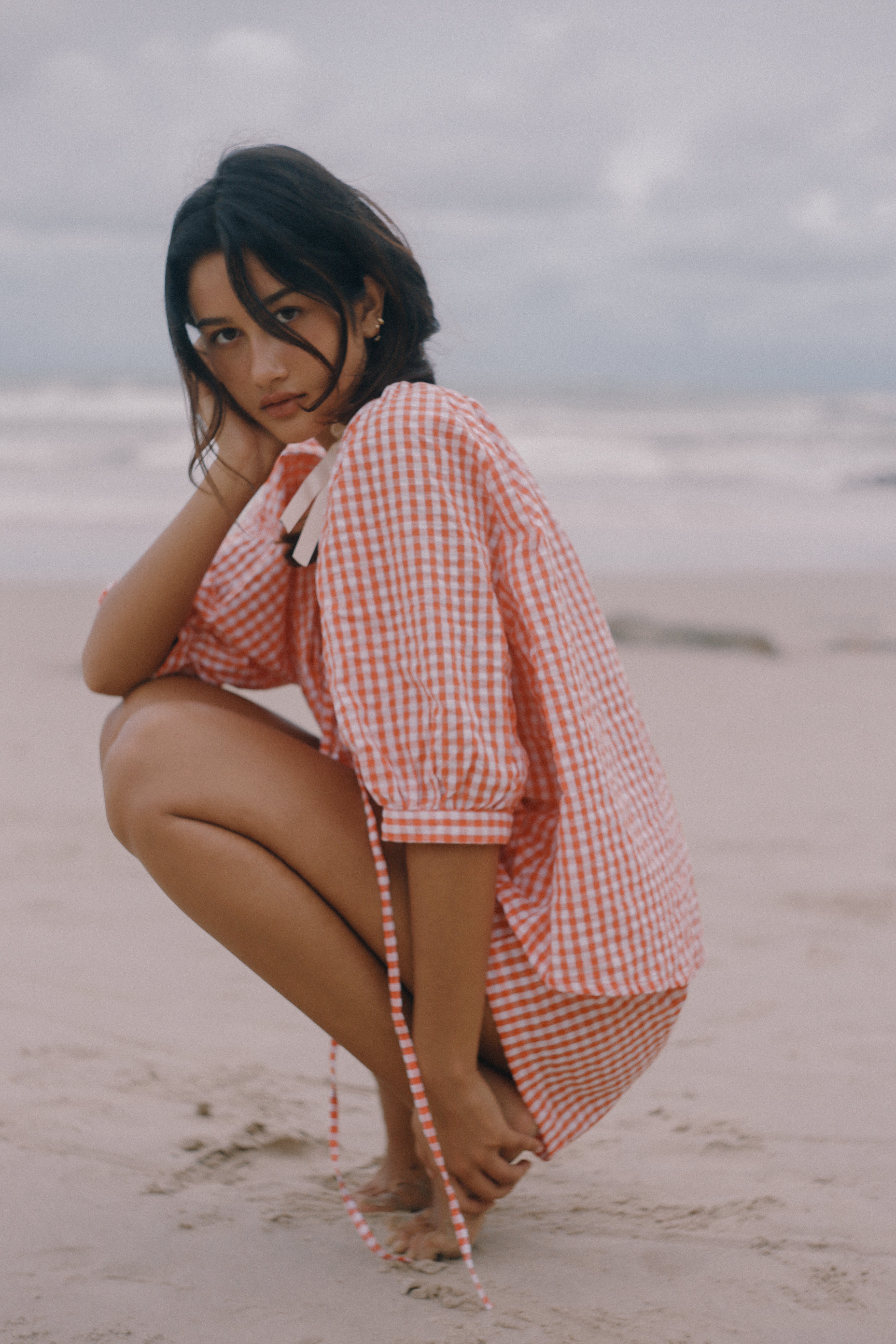 Chloe Blouse - Starburst Gingham