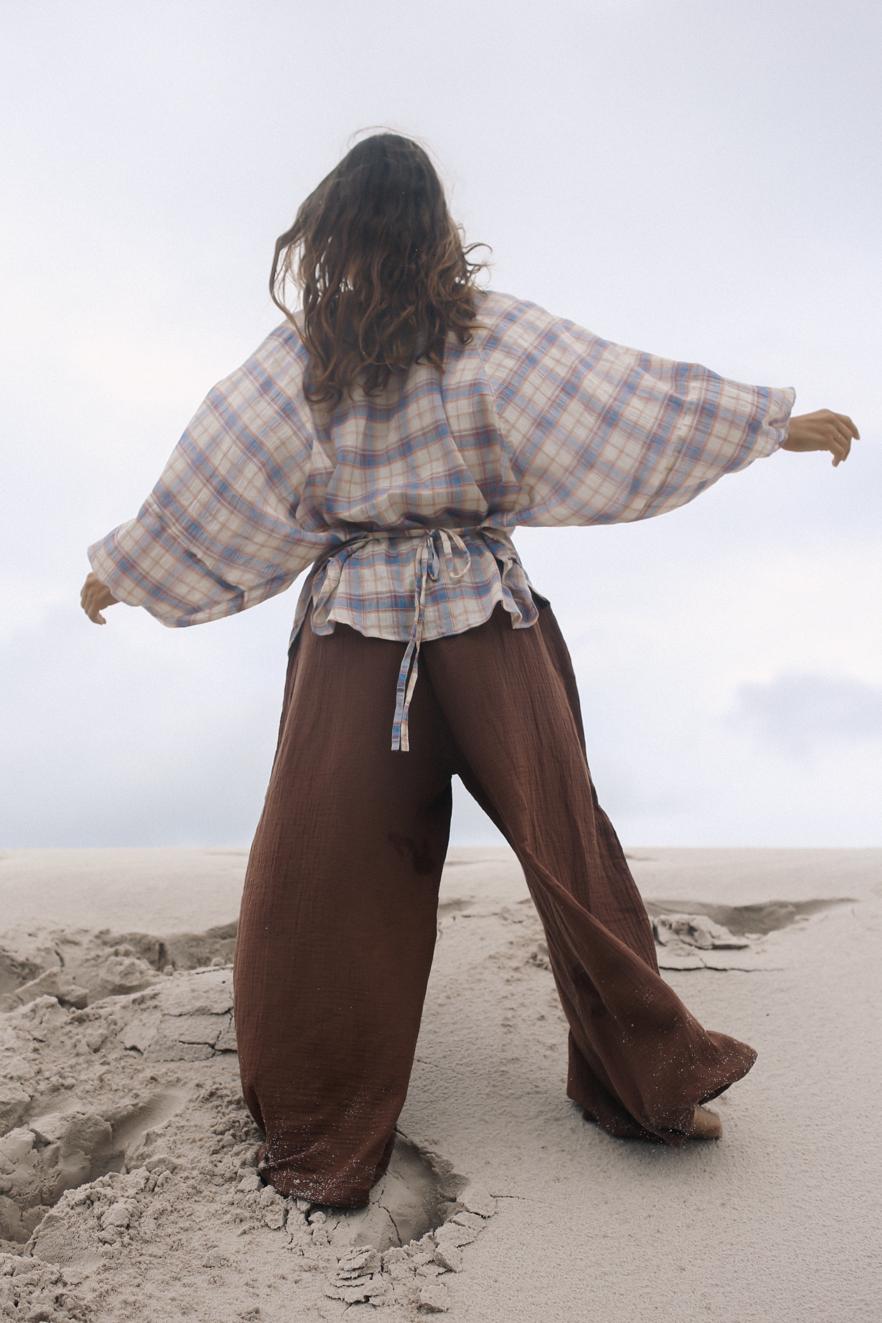 Ra Blouse - Juniper Check