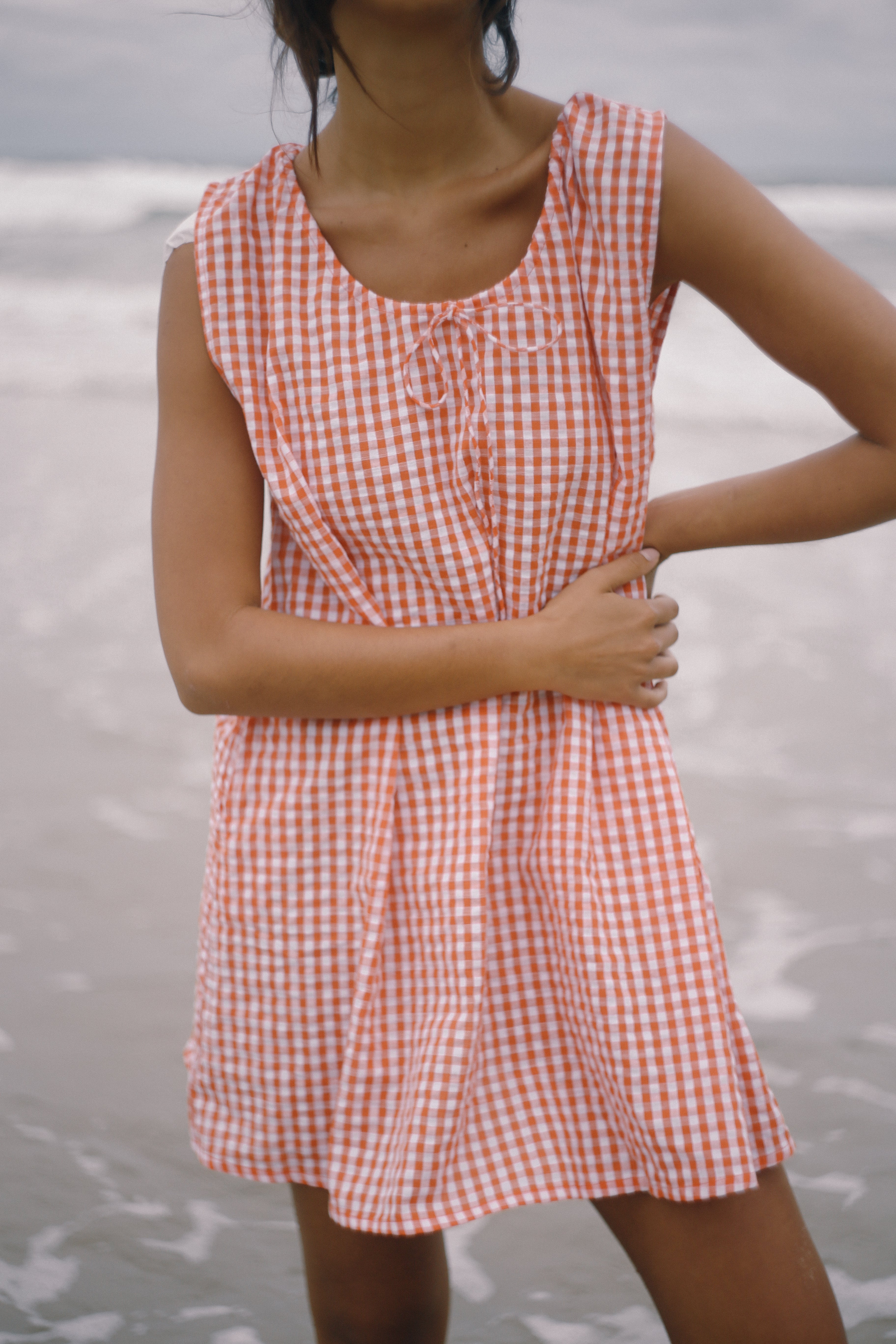Luna Shift Dress - Starburst Gingham
