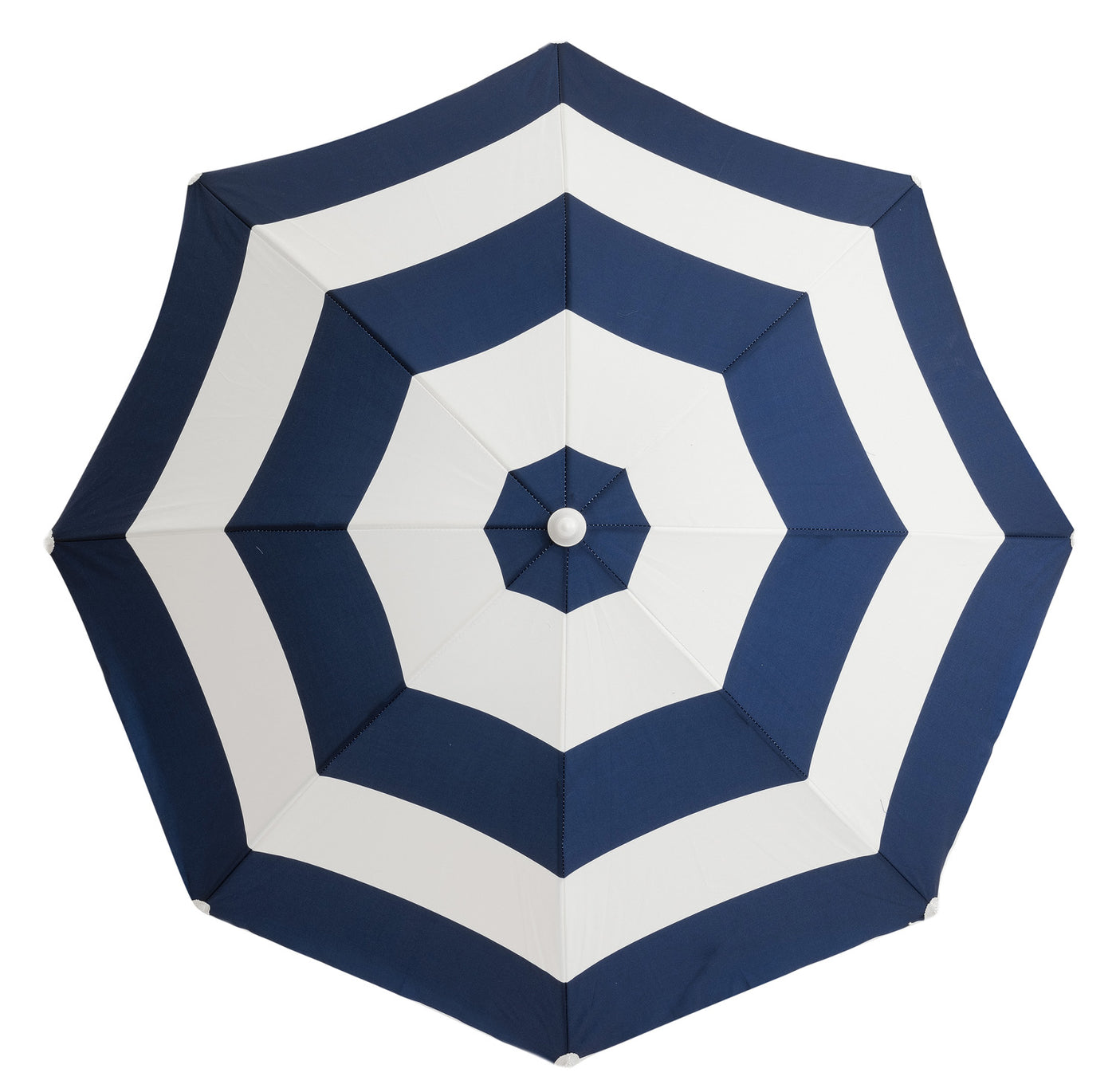 The Holiday Beach Umbrella - Navy Capri Stripe