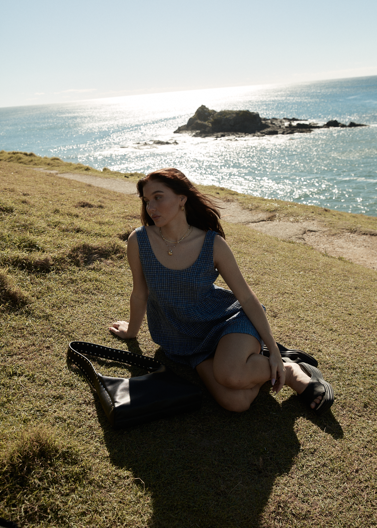 Shipwreck Jesse Seersucker Mini Dress - Marlin