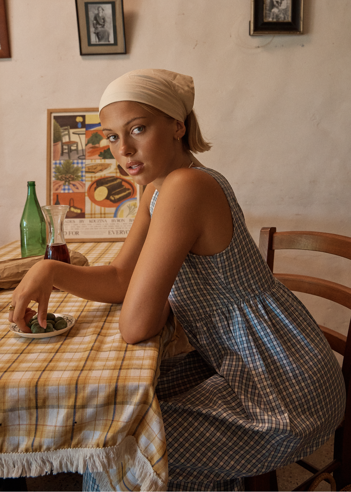 Evans - Check Midi Dress - Overcast Check