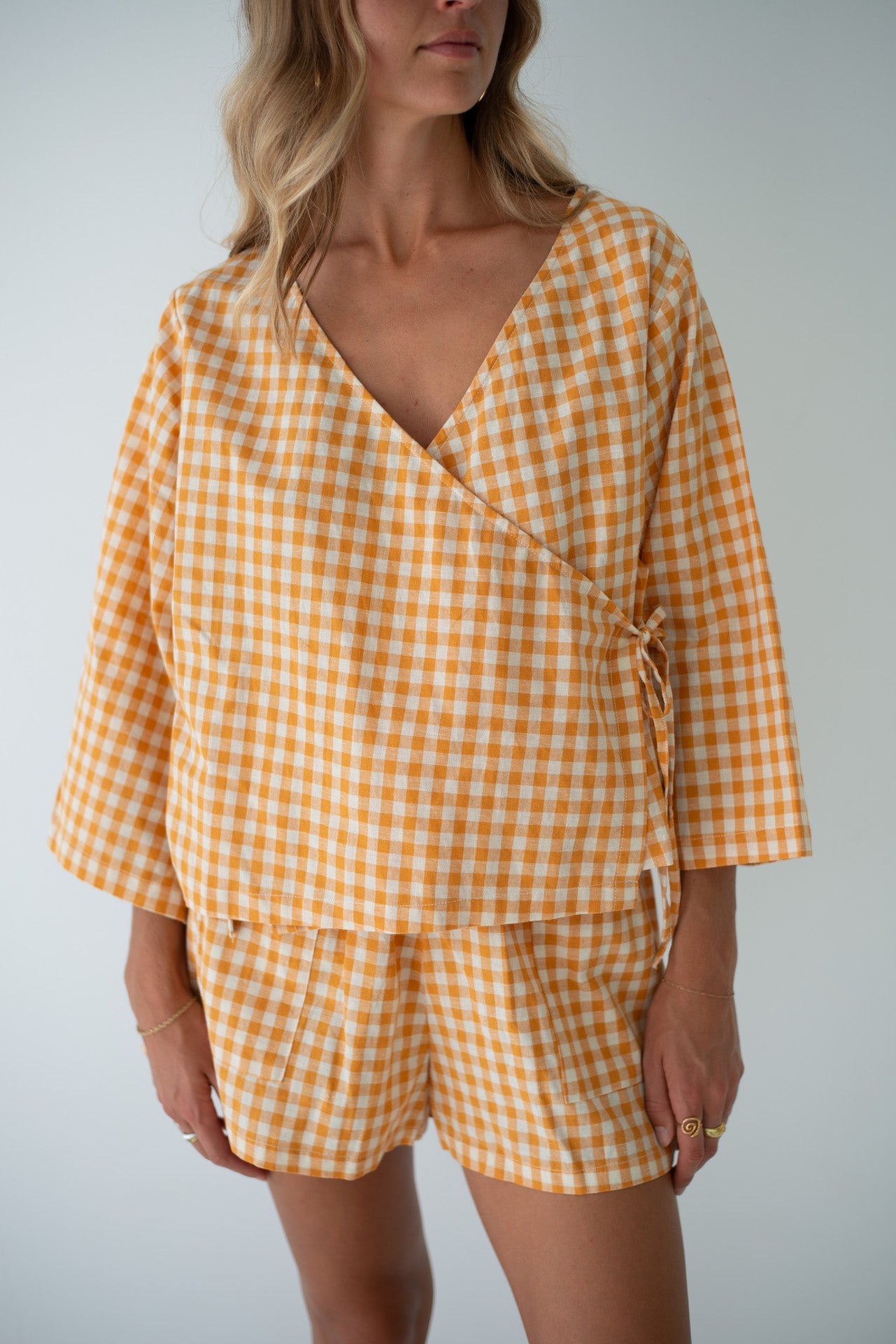 Ava Short - Clementine Gingham