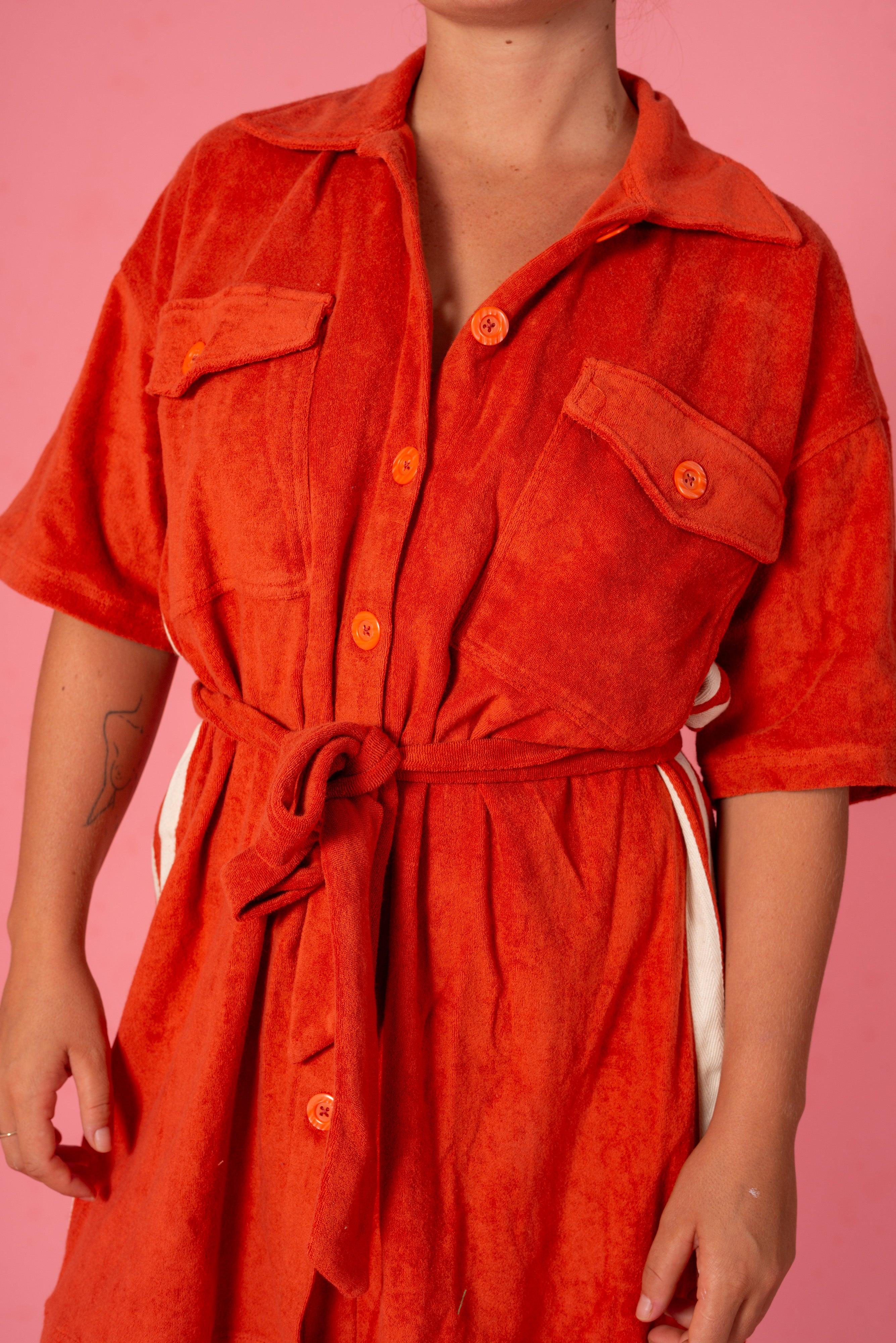 Apres Surf Dress - Red