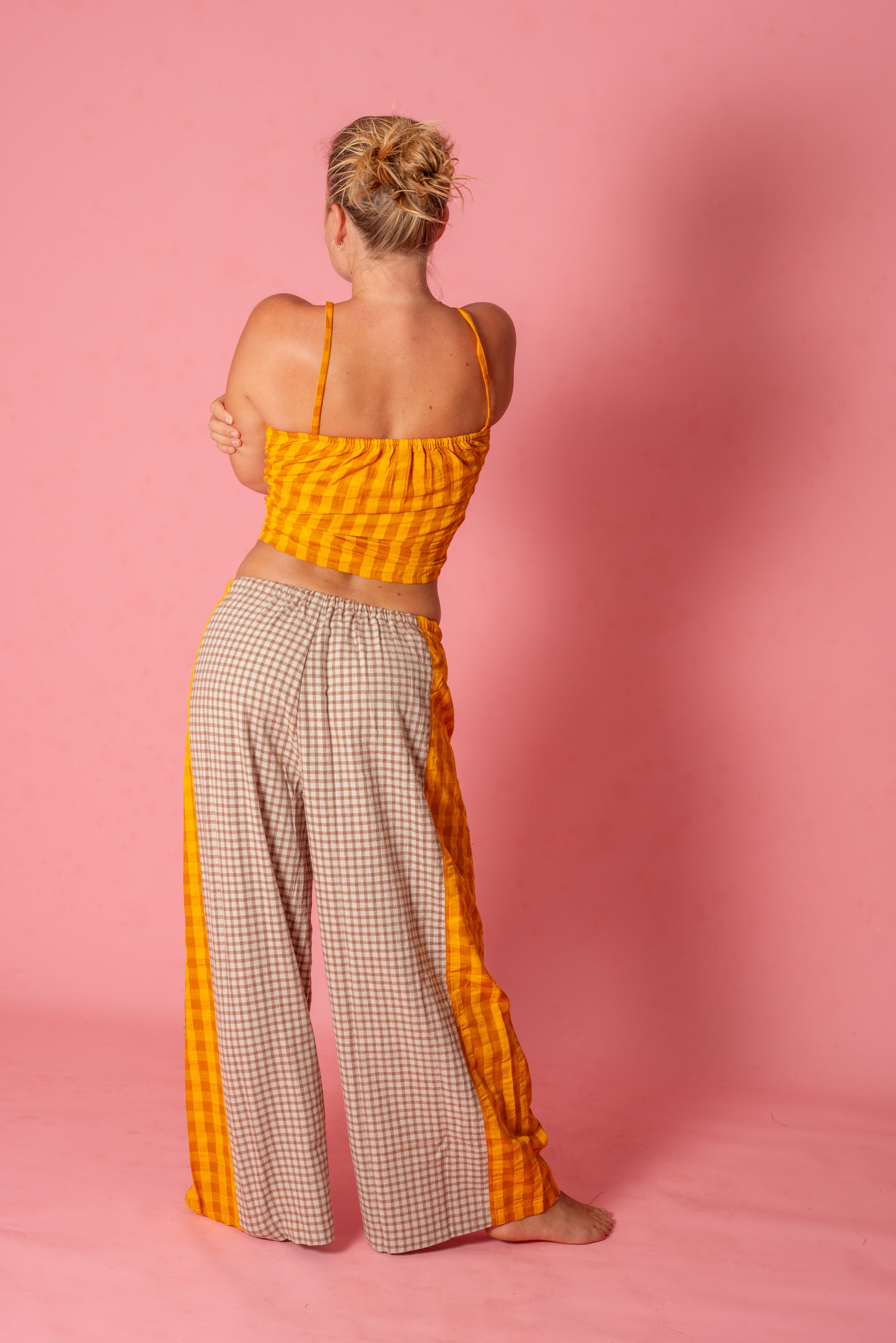 Patchwork Pant - Ginger Gingham