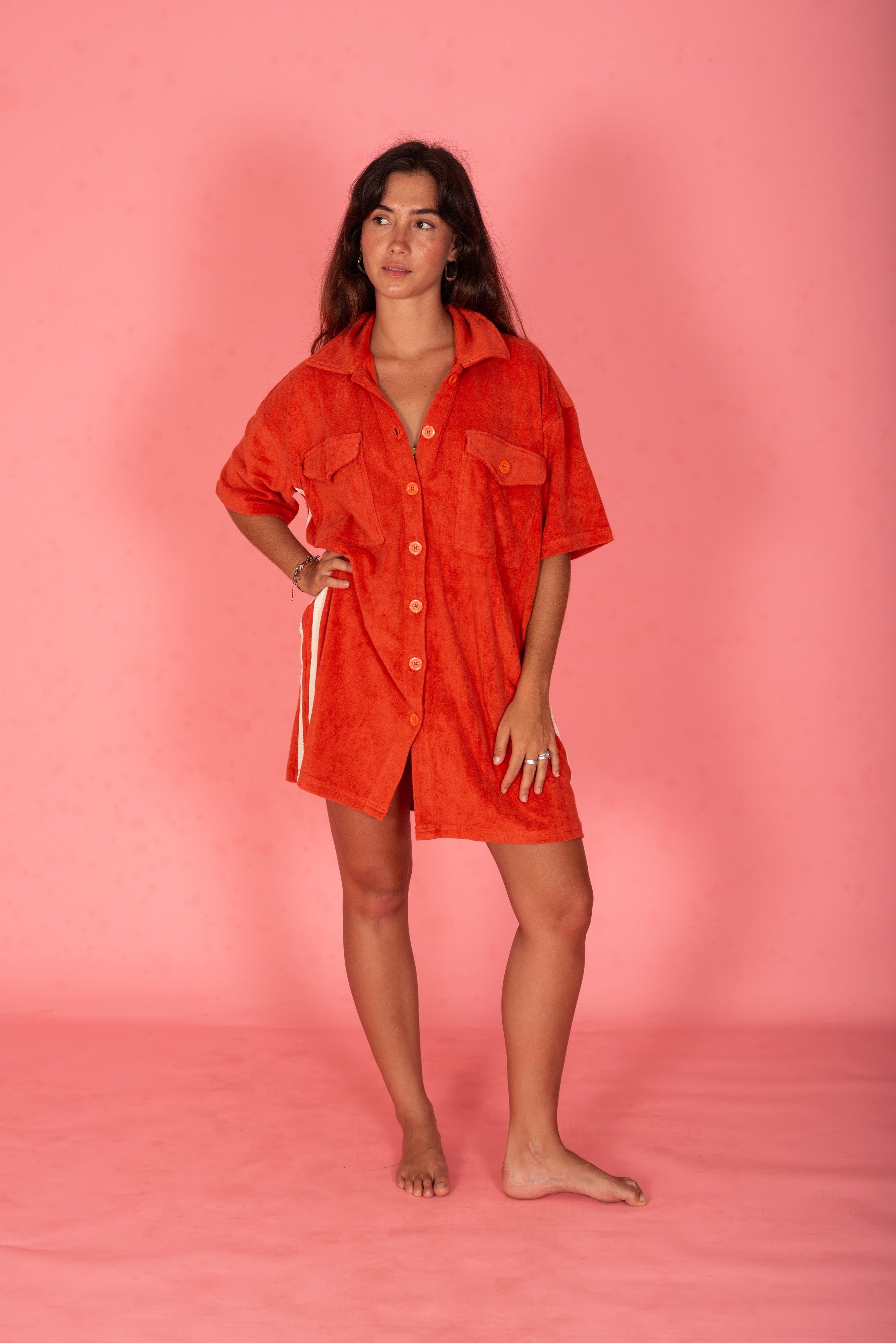 Apres Surf Dress - Red