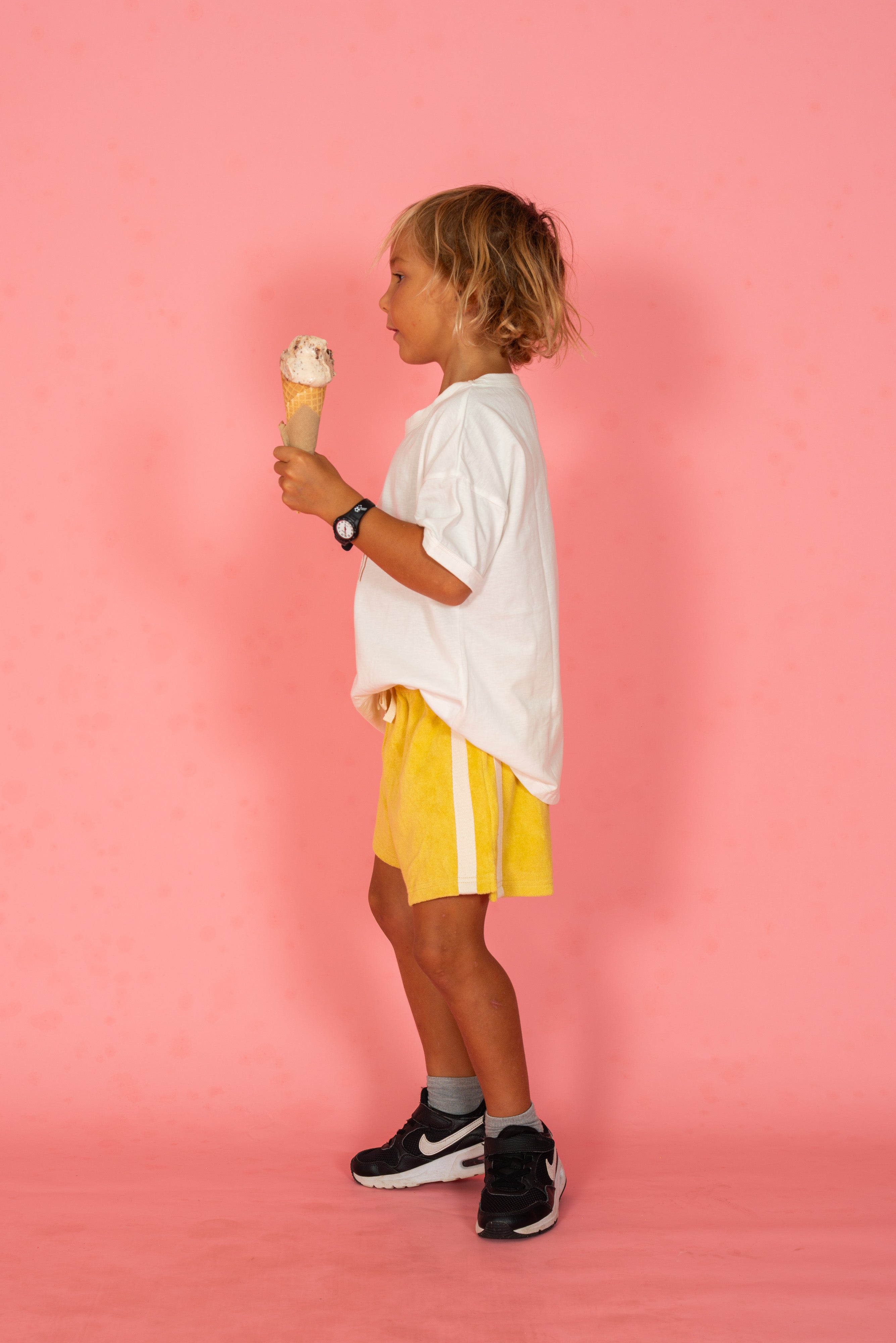 Mini Terry Short - Butter Yellow