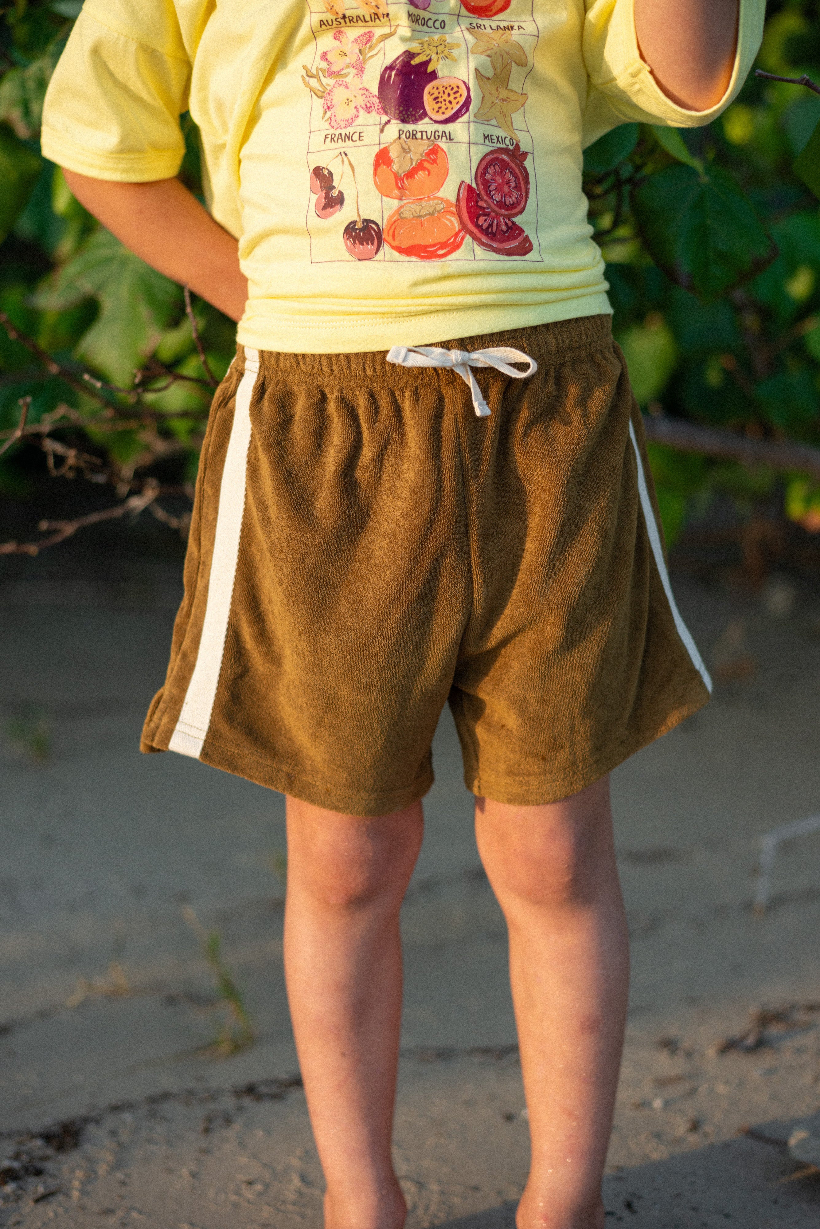 Mini Terry Short - Army Green