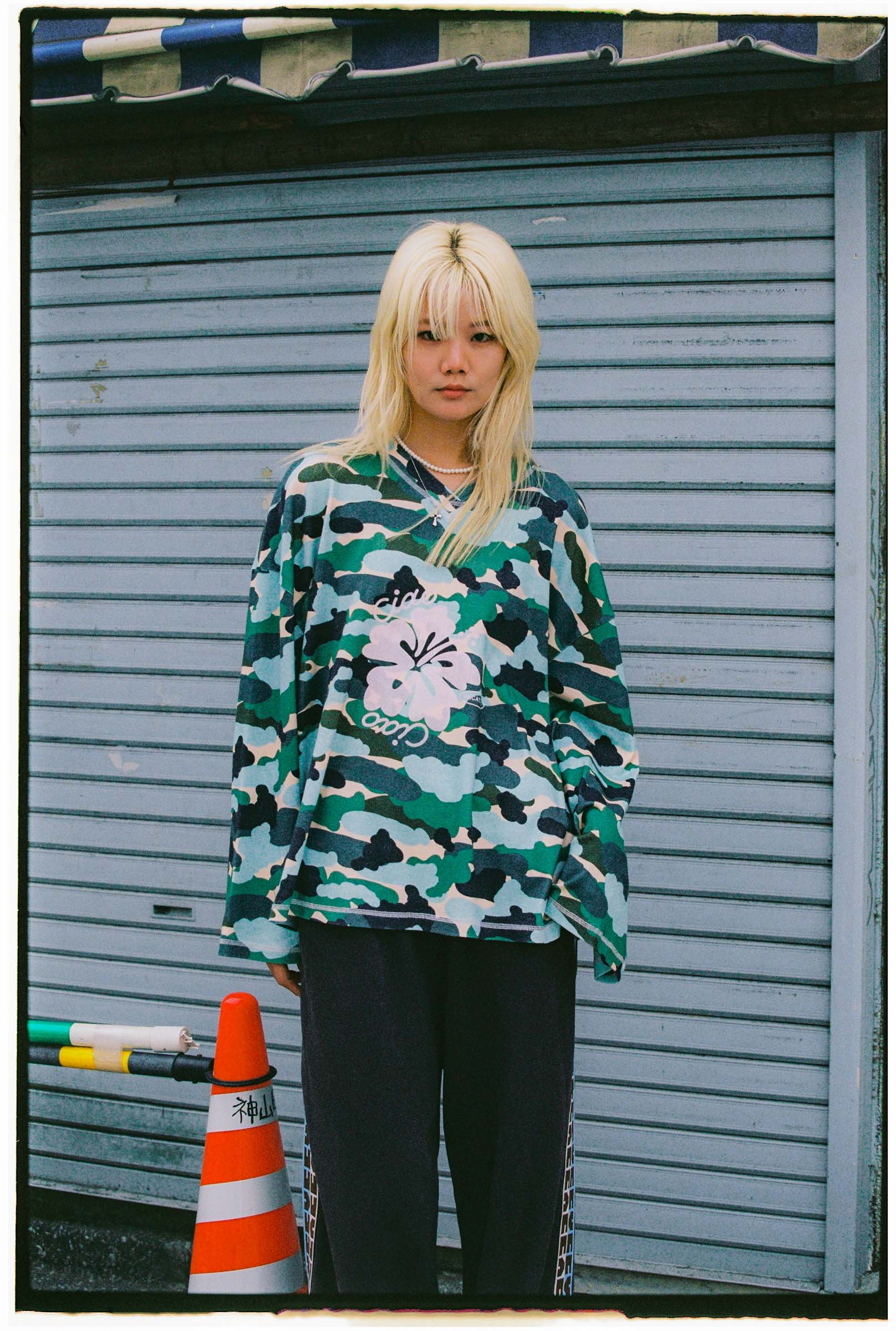 Camo Hibiscus Speedway Tee