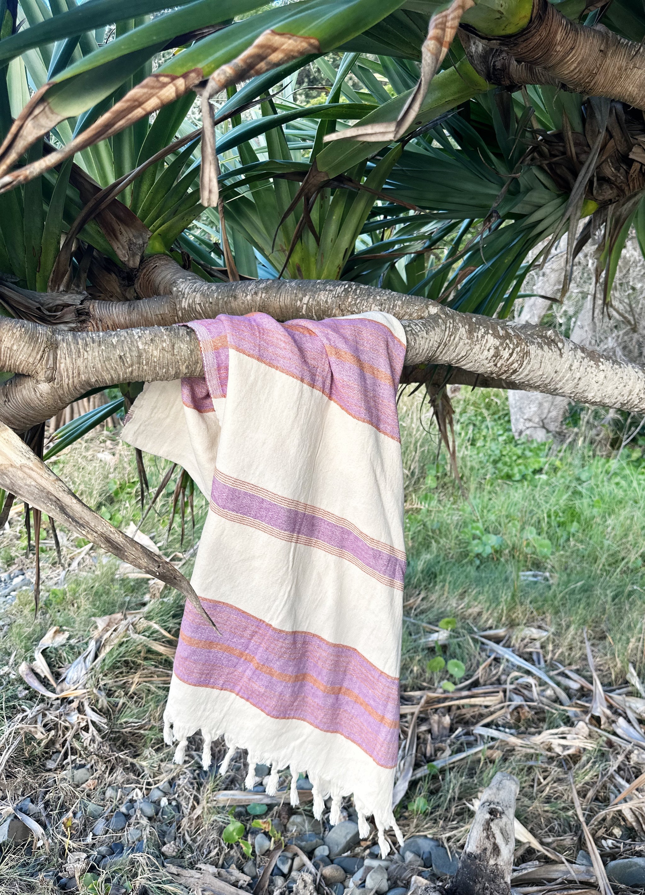 Stripe Turkish Towel - Lilac