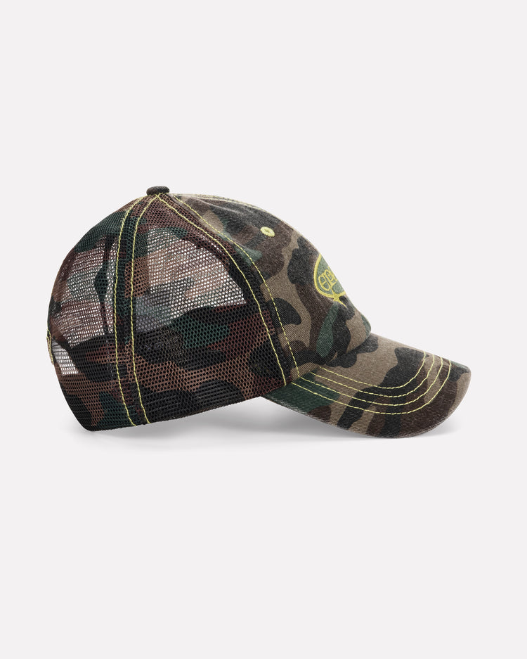 Epokhe Folklore Trucker Hat - Classic Camo / Yellow
