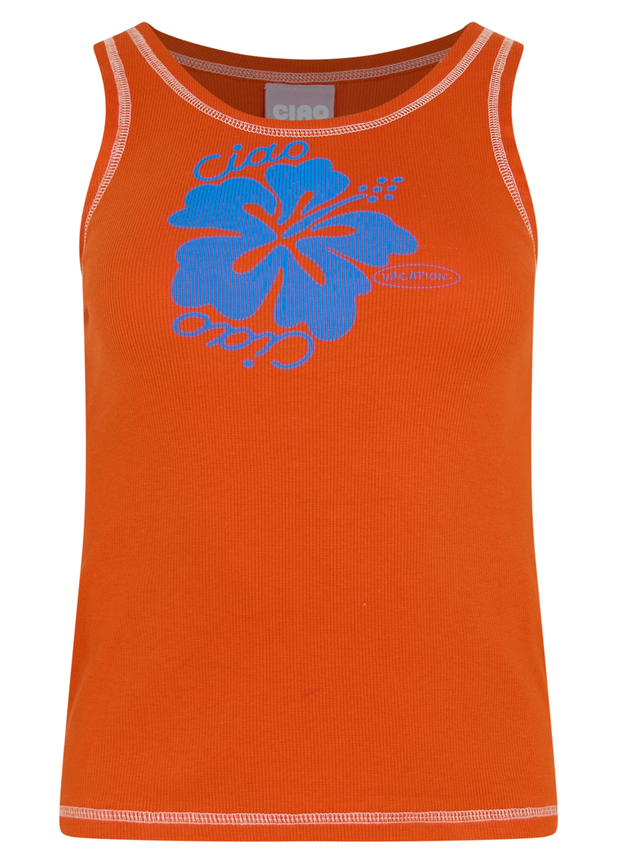 Hibiscus Ribbed Tank