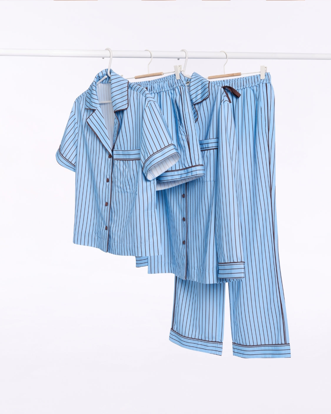 Sleep Short - Iced Chocolate Stripes