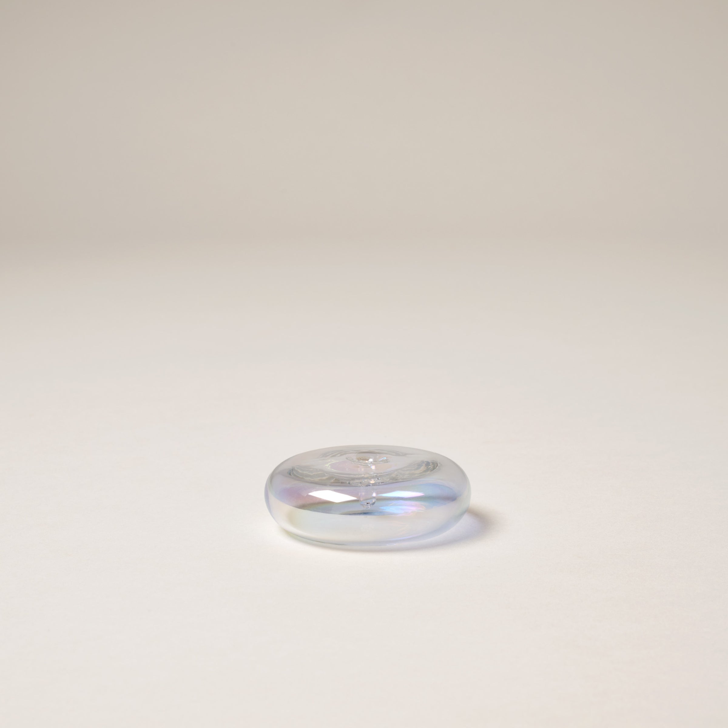 Glass Vessel Incense Holder - Iridescent
