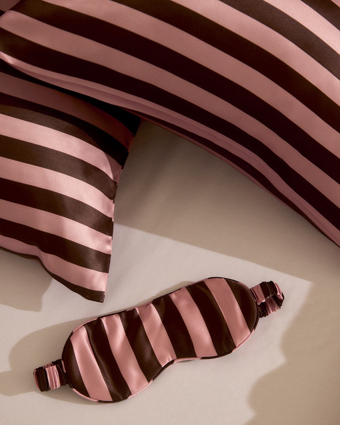Silk Eyemask - Rocky Road Stripes