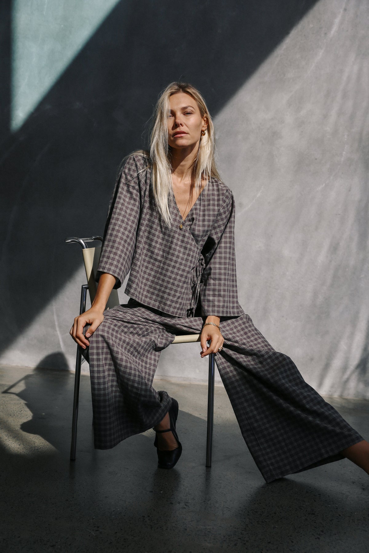 Ivy Pant - Maple Gingham