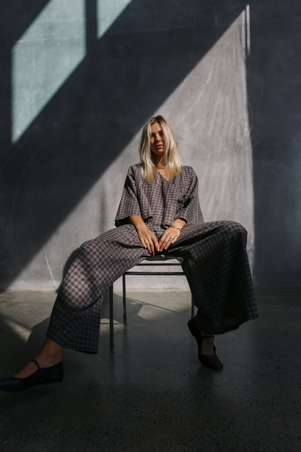 Ivy Pant - Maple Gingham