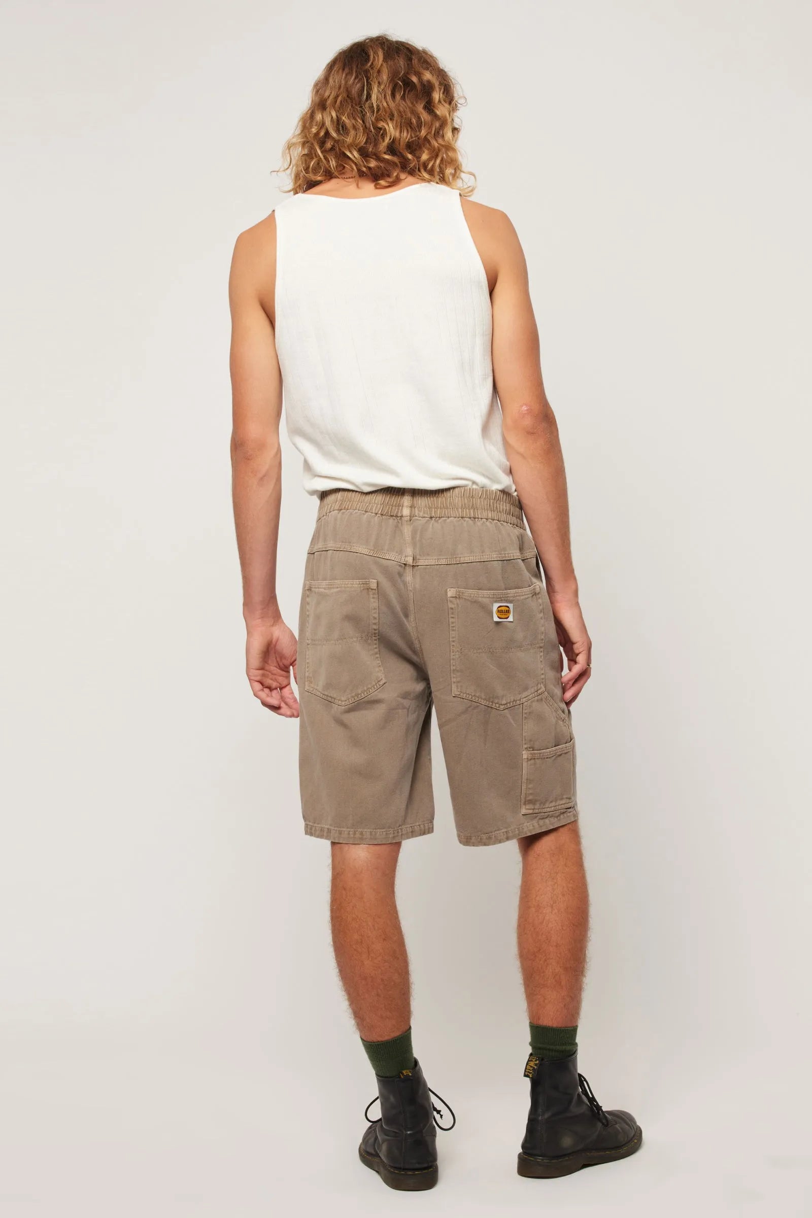 Tradie Carpenter Short - Mushroom