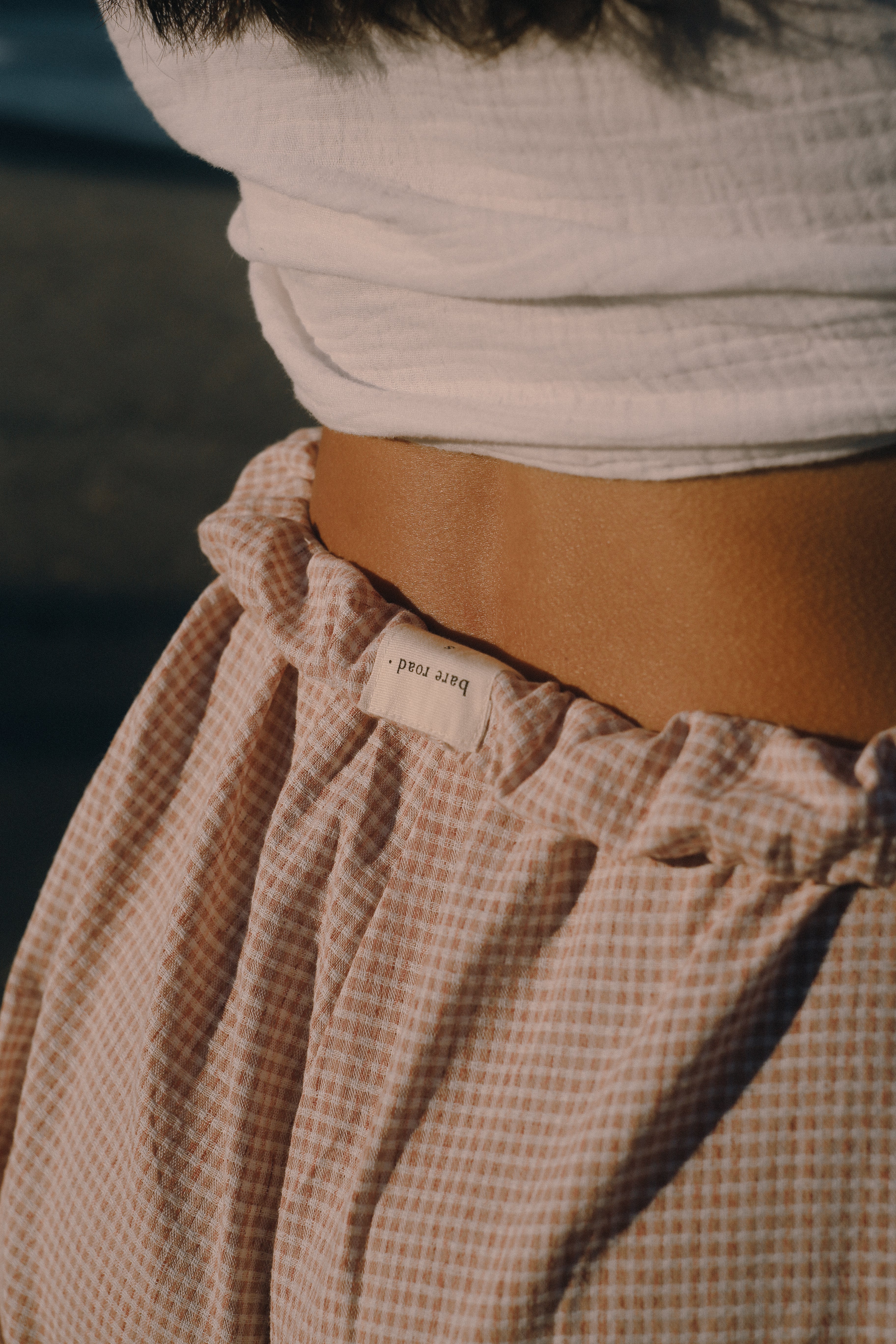 Ivy Pant - Dusty Rose Check