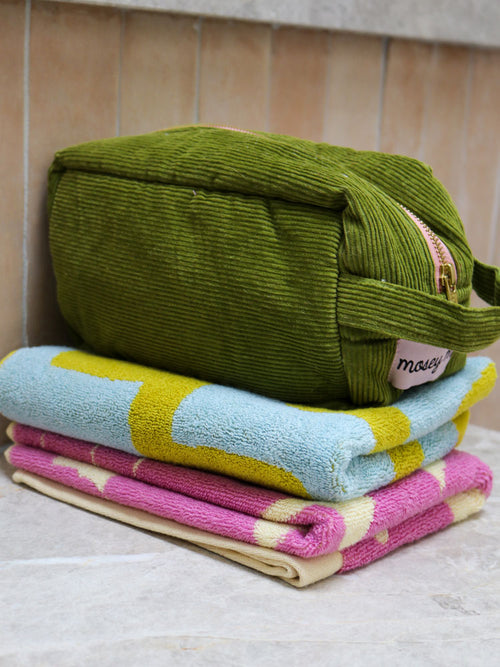 Corduroy Dopp Kit - Pistachio