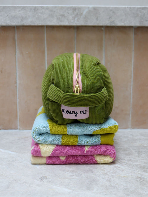 Corduroy Dopp Kit - Pistachio