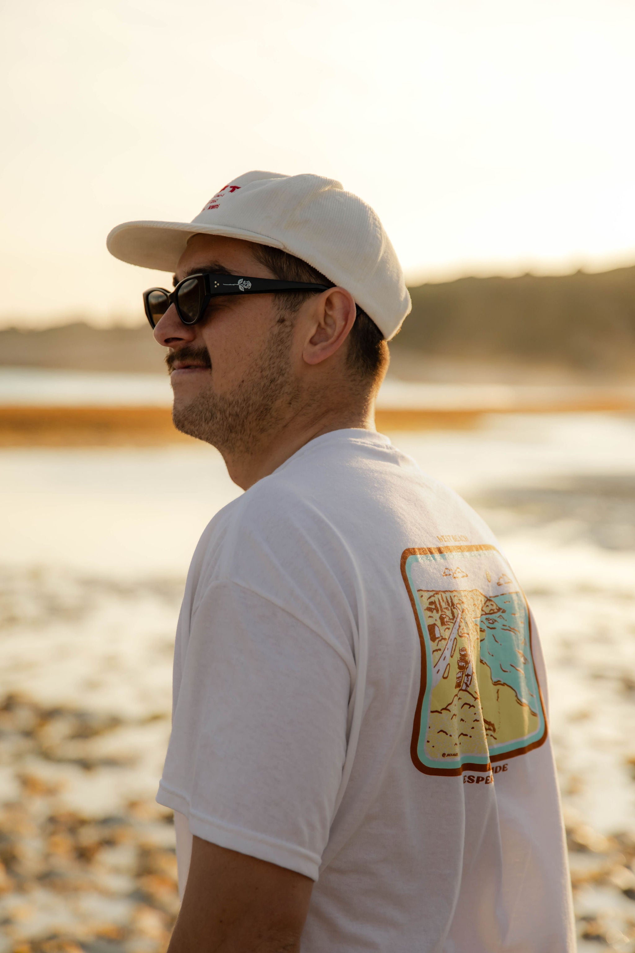 West Beach Tee - White