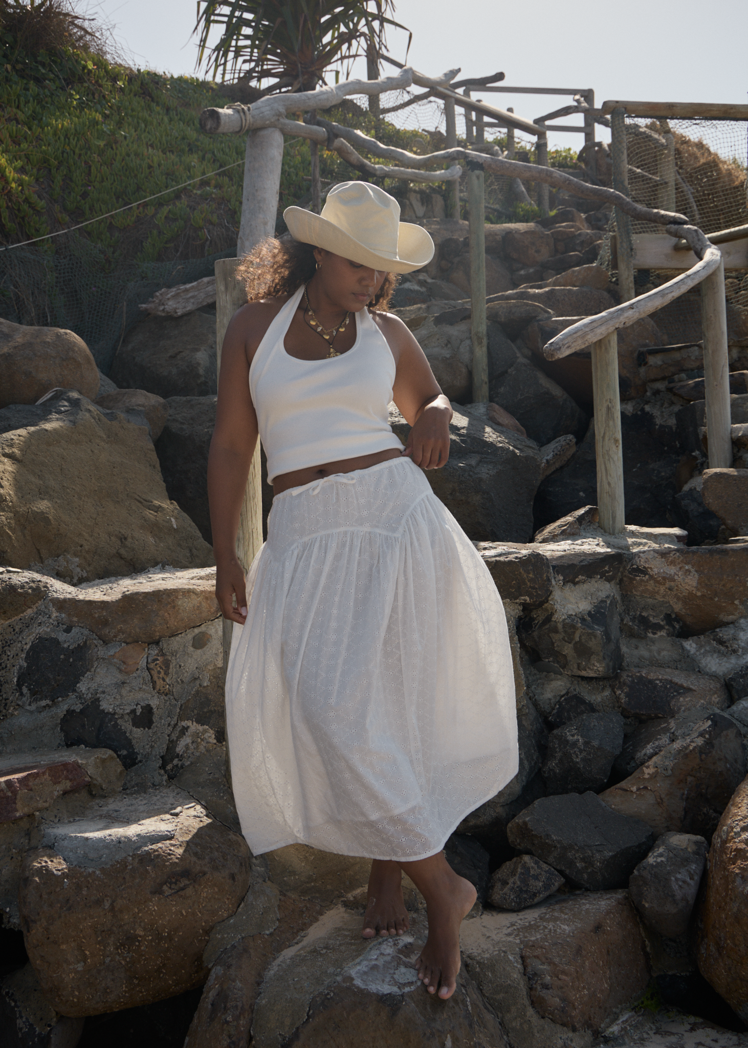 Basis - Rib Halter - White